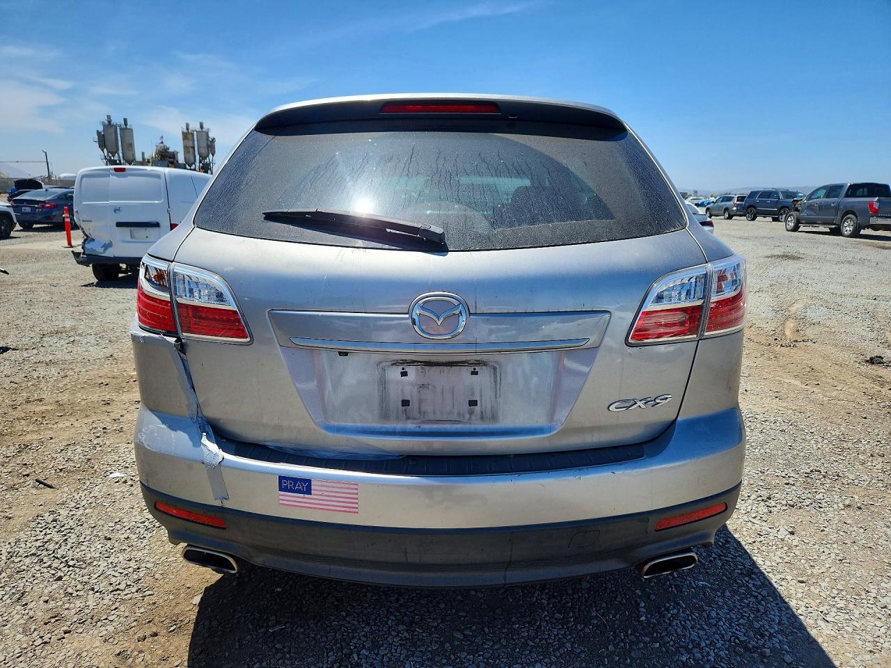 2012 Mazda Cx-9 Silver vin: JM3TB2CV3C0353760