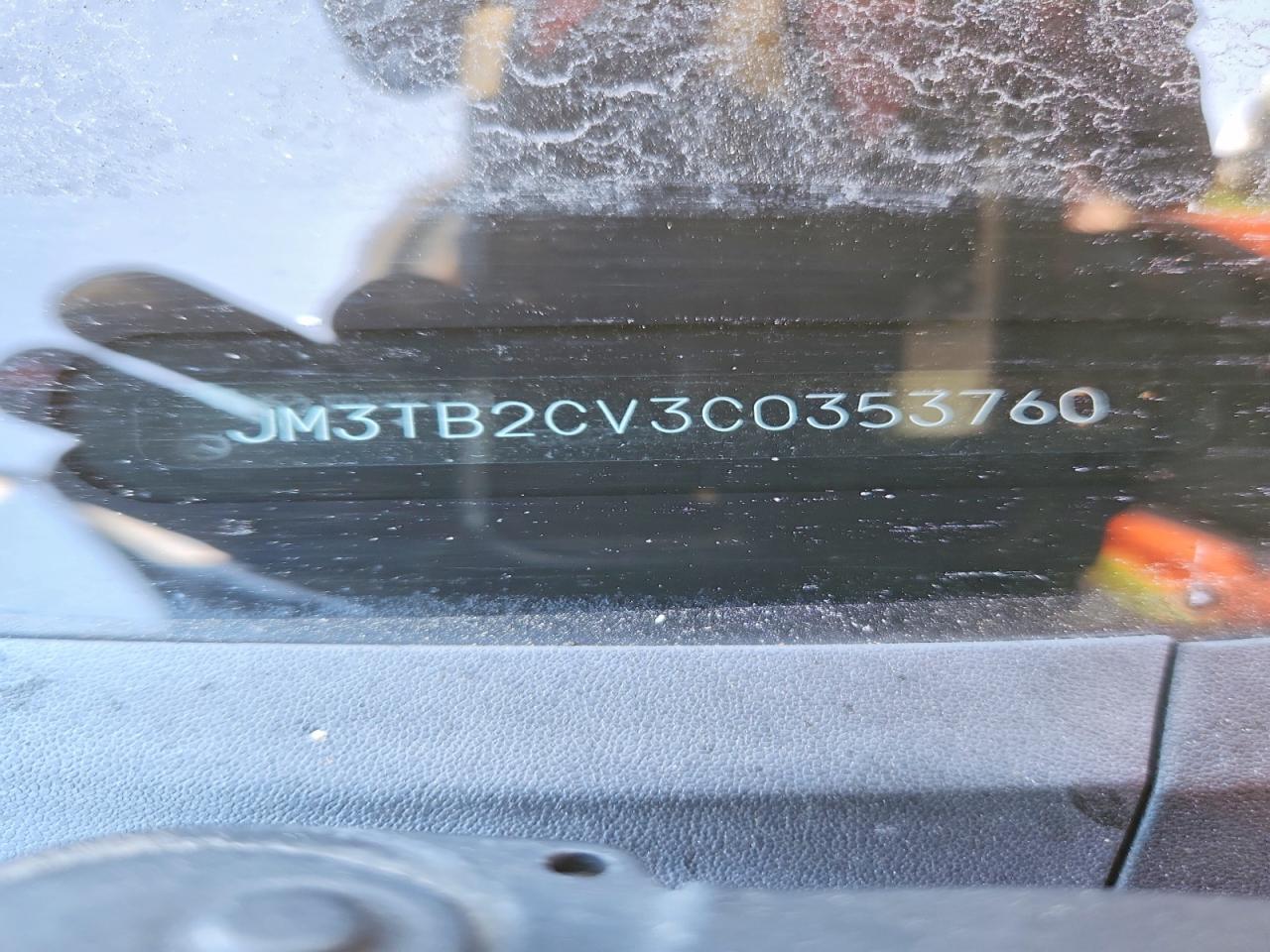 2012 Mazda Cx-9 Silver vin: JM3TB2CV3C0353760