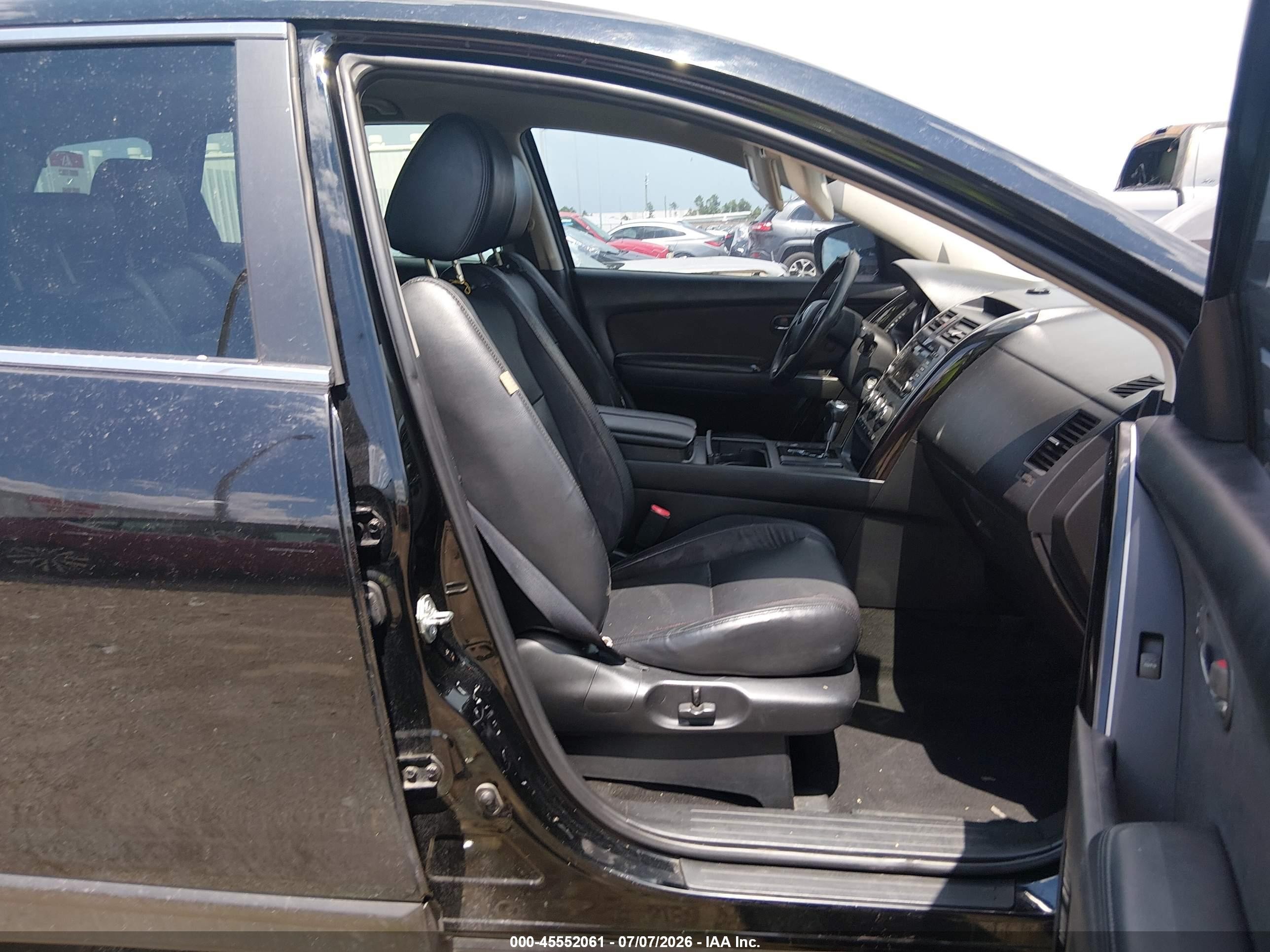 2013 Mazda Cx-9 Touring Black vin: JM3TB2CV3D0413117