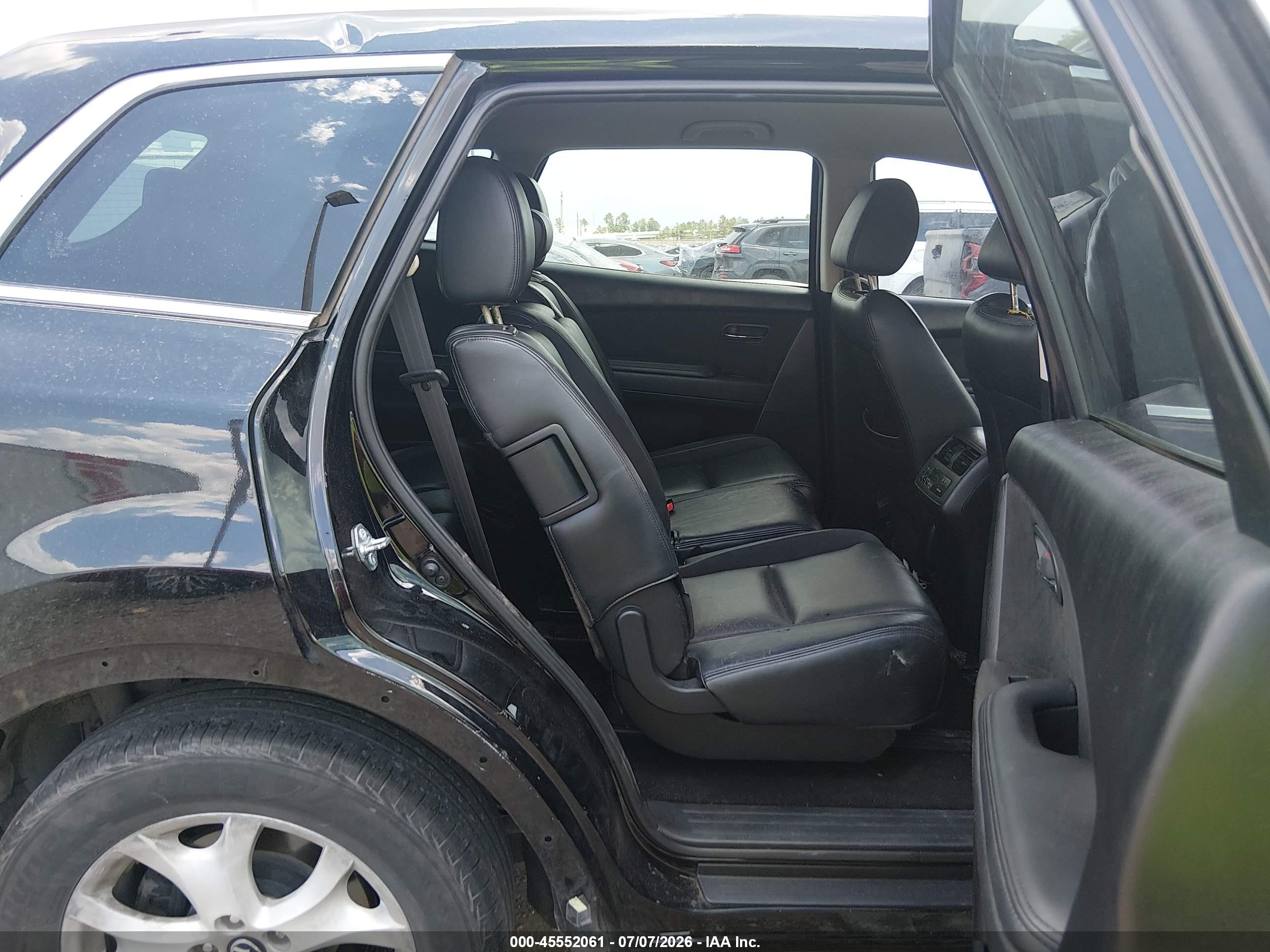 2013 Mazda Cx-9 Touring Black vin: JM3TB2CV3D0413117