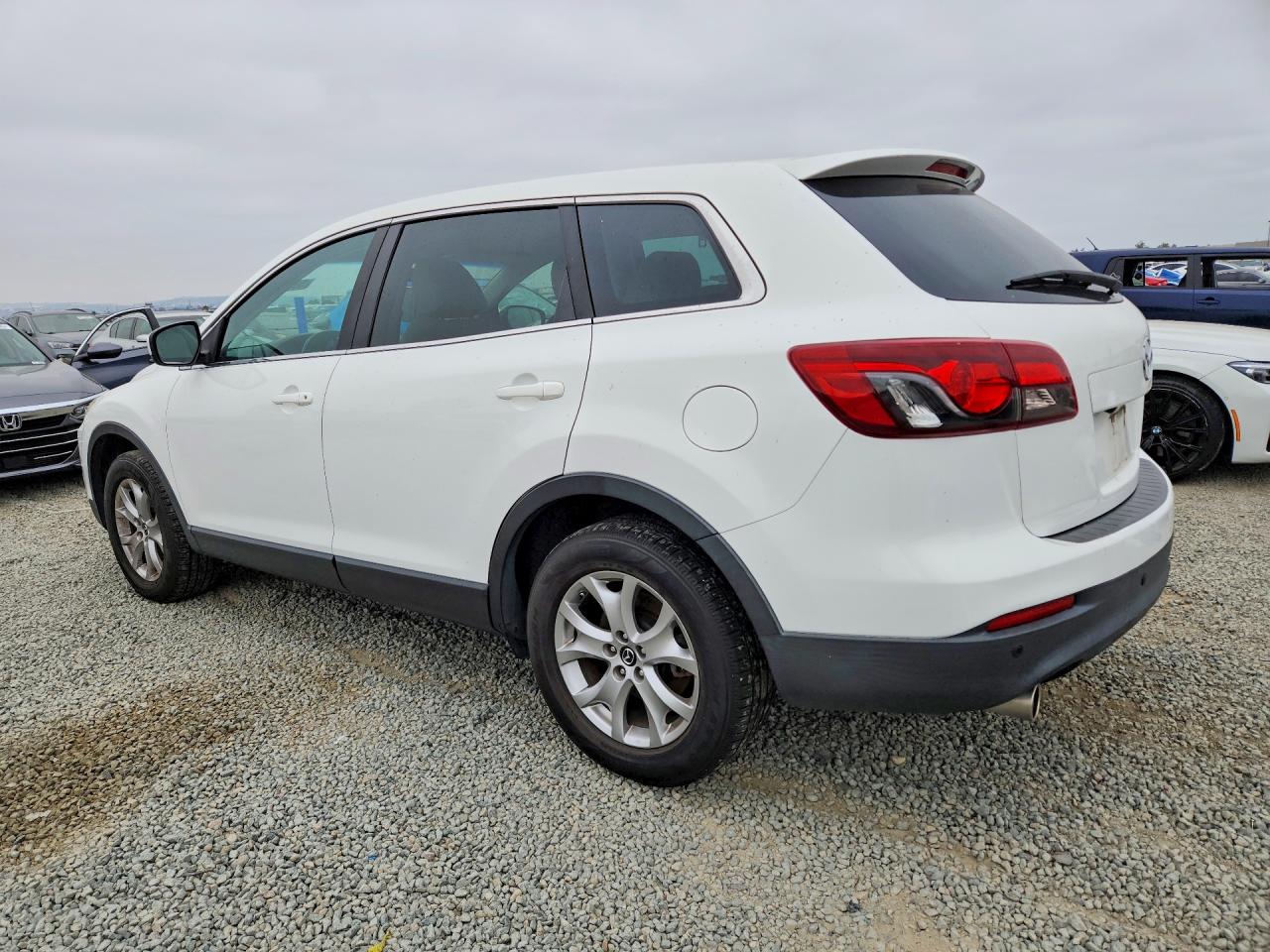 2014 Mazda Cx-9 Touring White vin: JM3TB2CV3E0434843