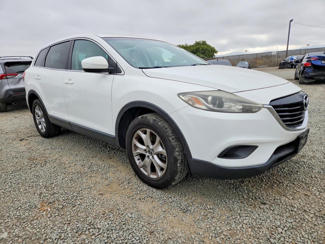2014 Mazda Cx-9 Touring White vin: JM3TB2CV3E0434843