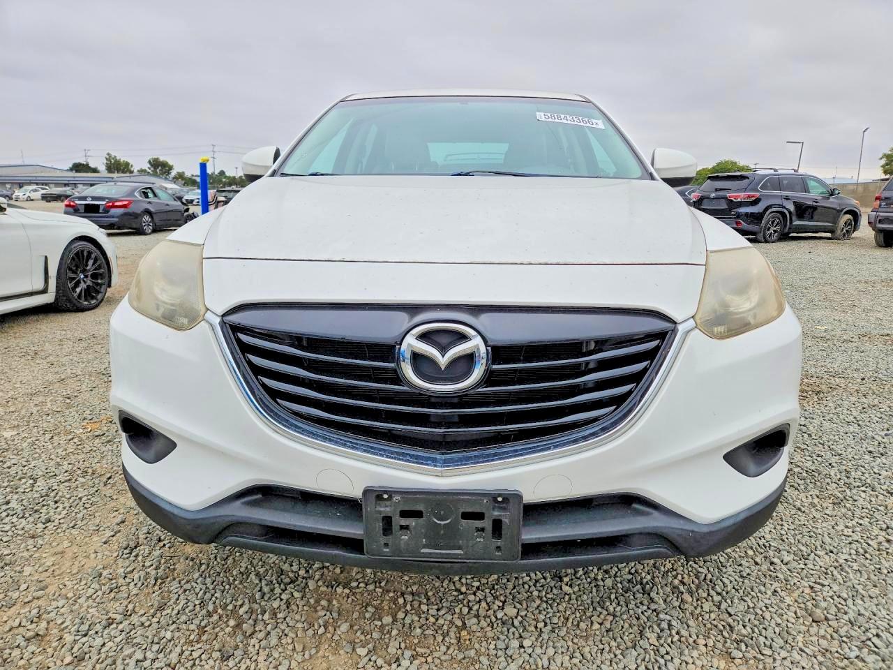 2014 Mazda Cx-9 Touring White vin: JM3TB2CV3E0434843