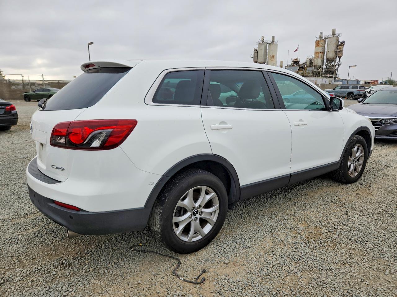 2014 Mazda Cx-9 Touring White vin: JM3TB2CV3E0434843