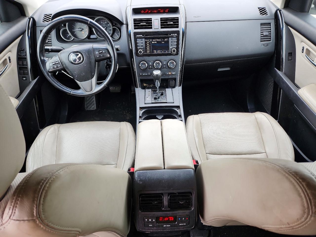2014 Mazda Cx-9 Touring White vin: JM3TB2CV3E0434843