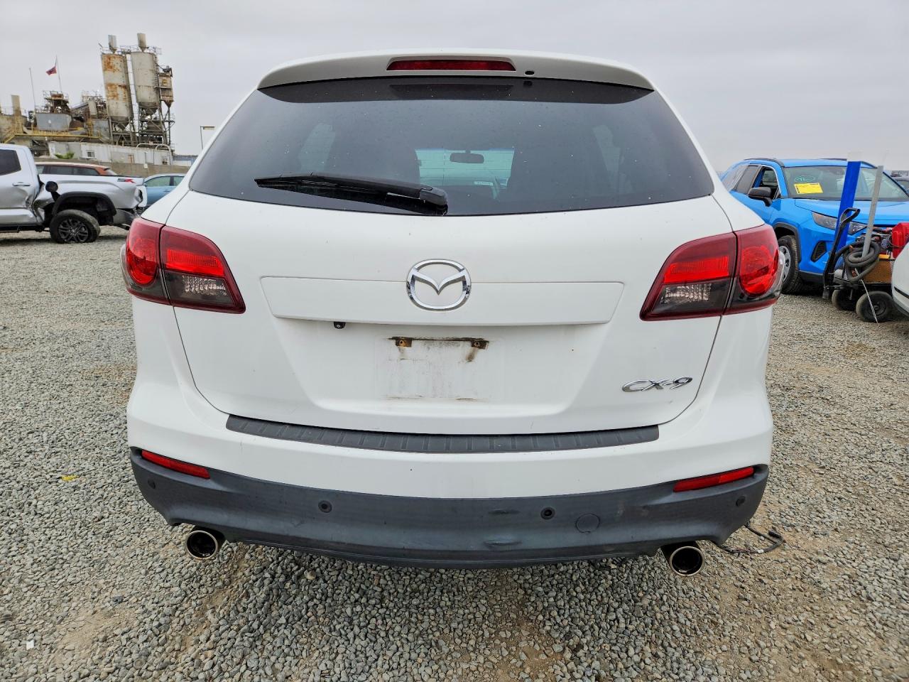 2014 Mazda Cx-9 Touring White vin: JM3TB2CV3E0434843