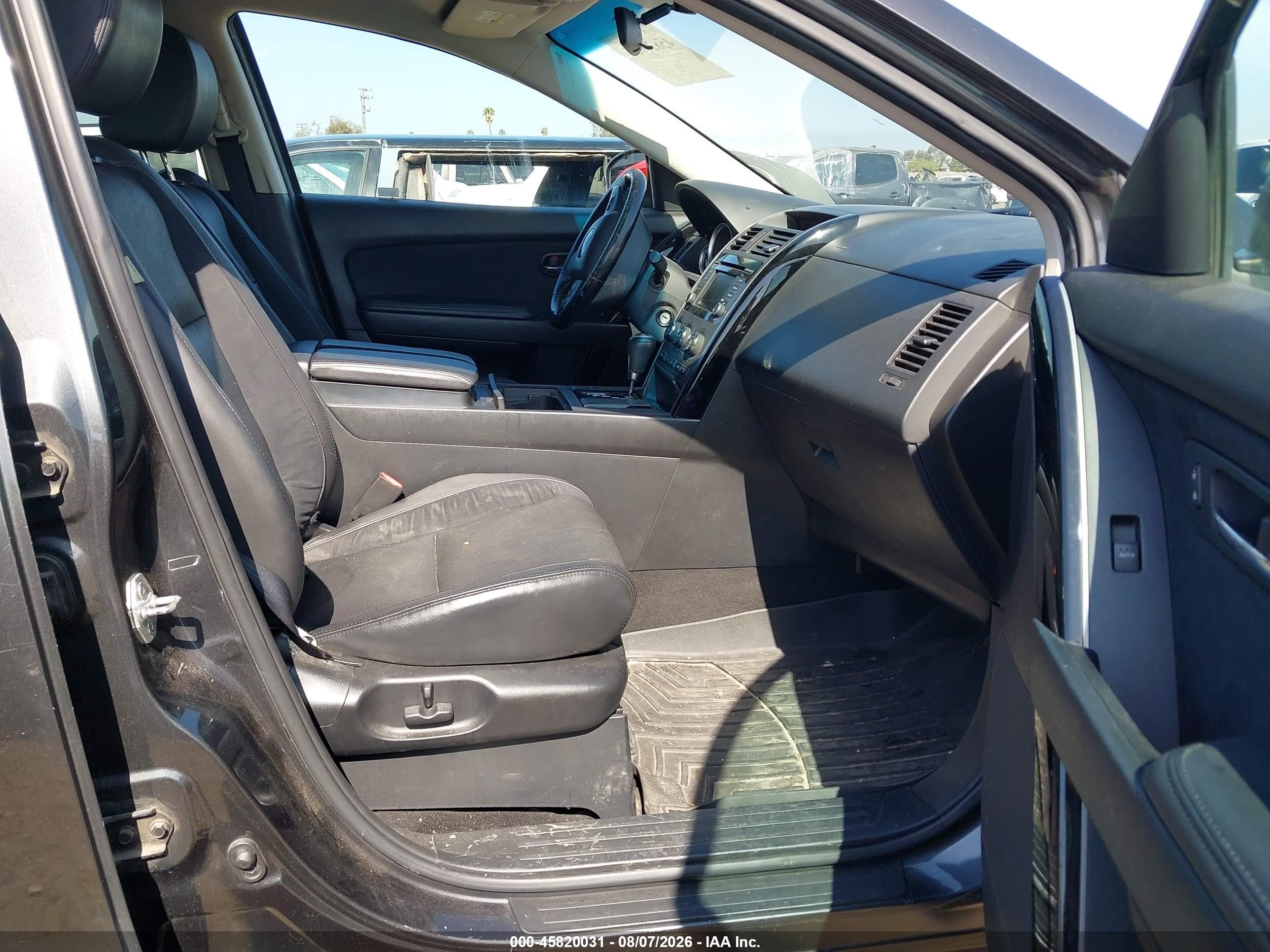 2015 Mazda Cx-9 Touring Gray vin: JM3TB2CV3F0452020