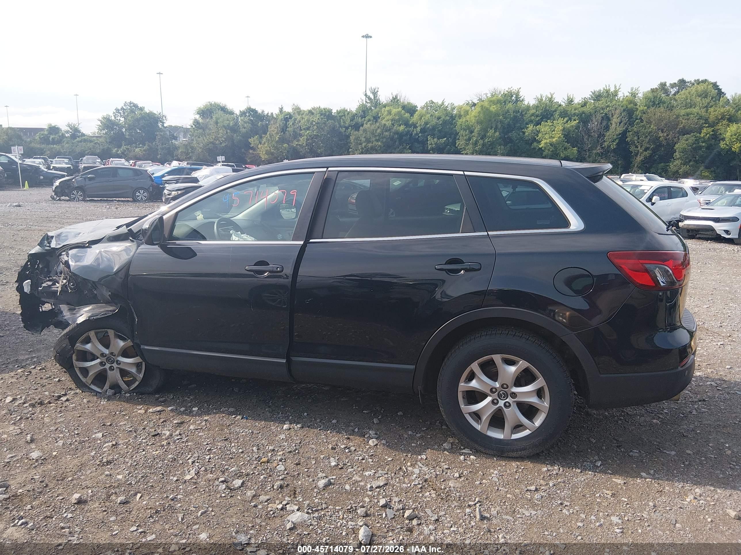 2015 Mazda Cx-9 Touring Black vin: JM3TB2CV3F0459095