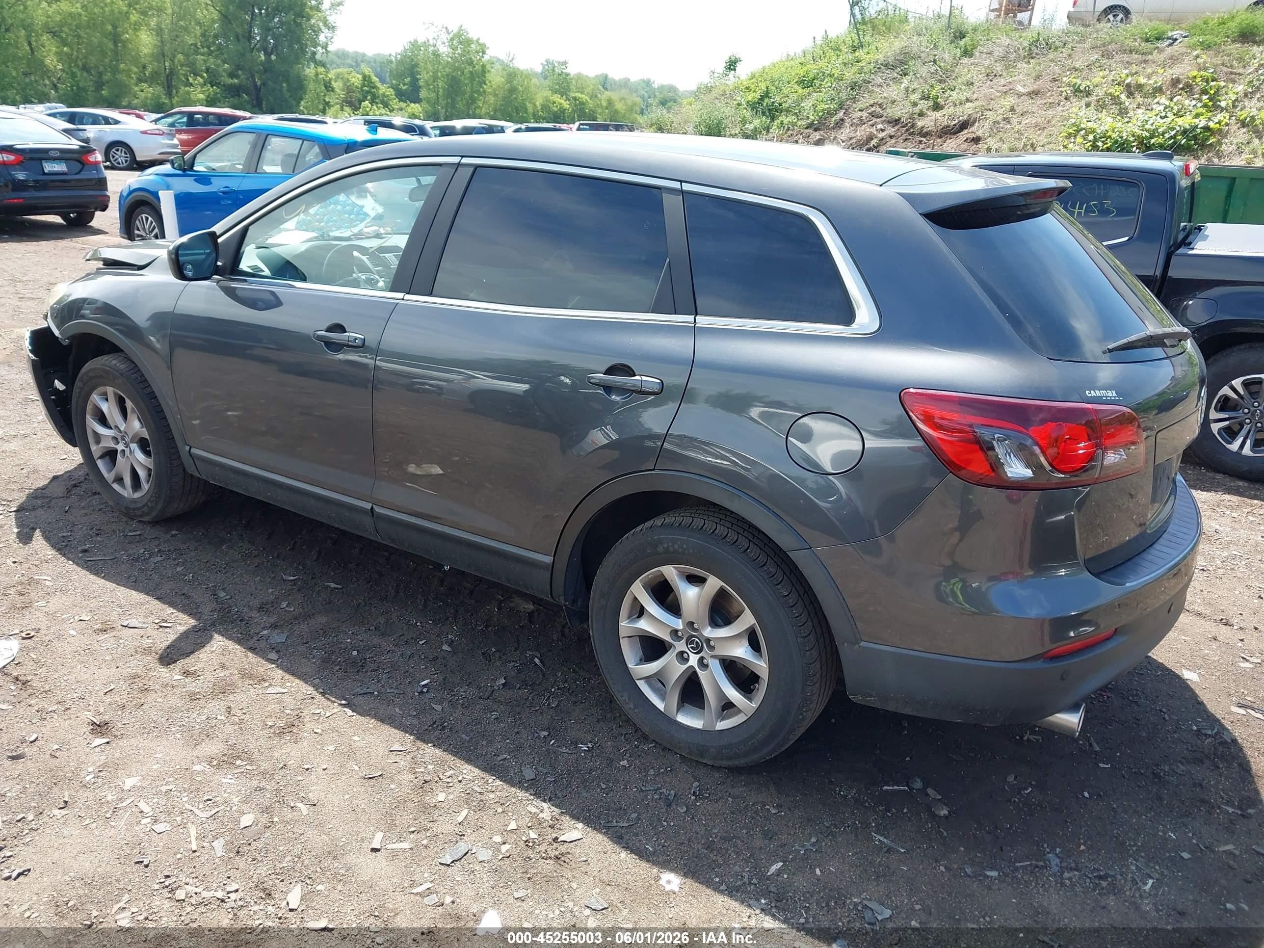 2014 Mazda Cx-9 Touring Gray vin: JM3TB2CV5E0439283