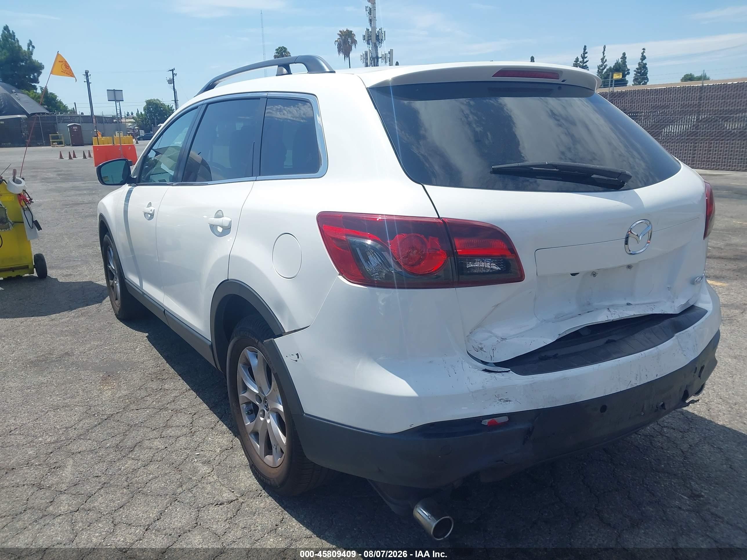 2014 Mazda Cx-9 Touring Белый vin: JM3TB2CV6E0444072