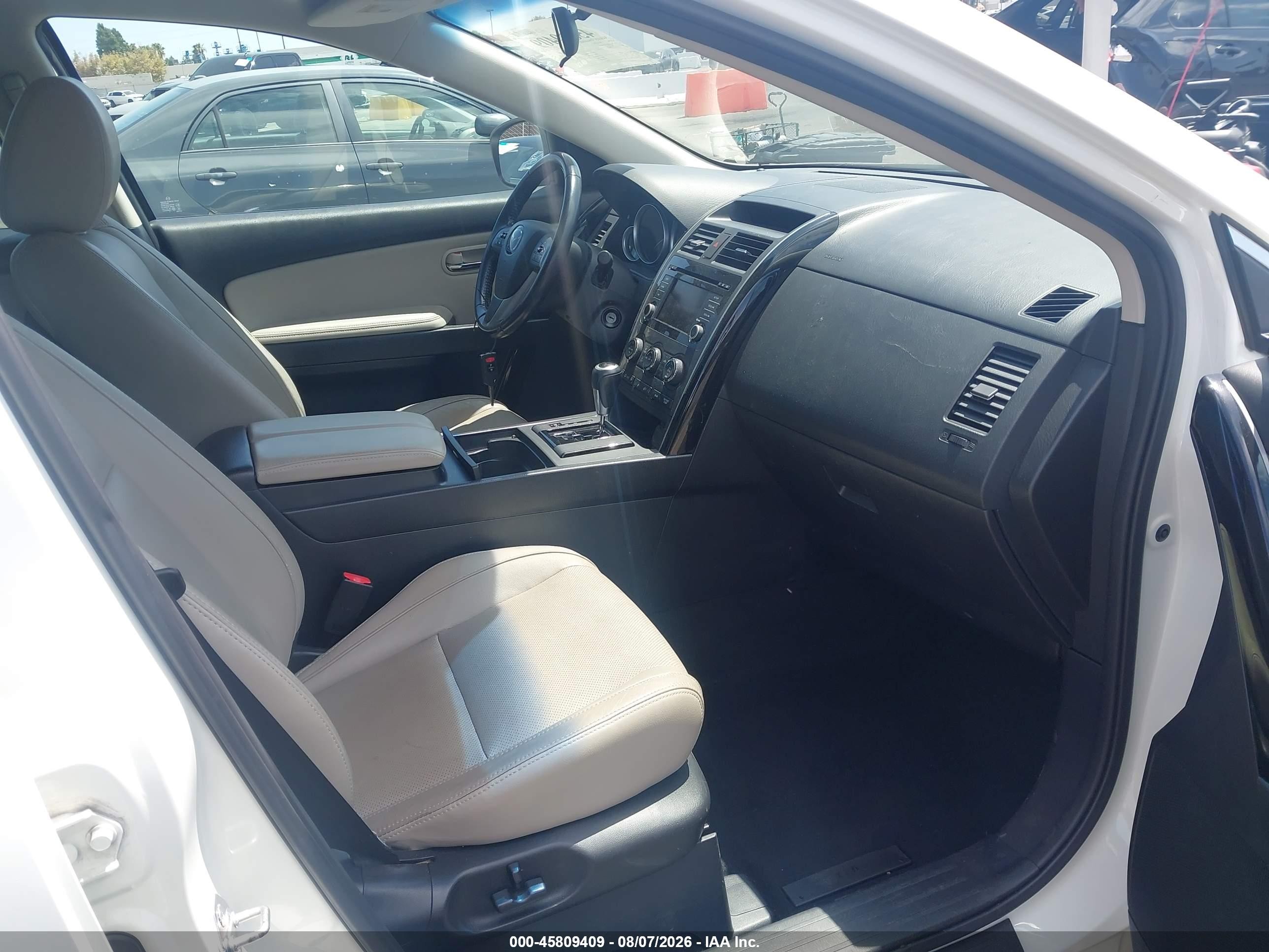 2014 Mazda Cx-9 Touring Белый vin: JM3TB2CV6E0444072