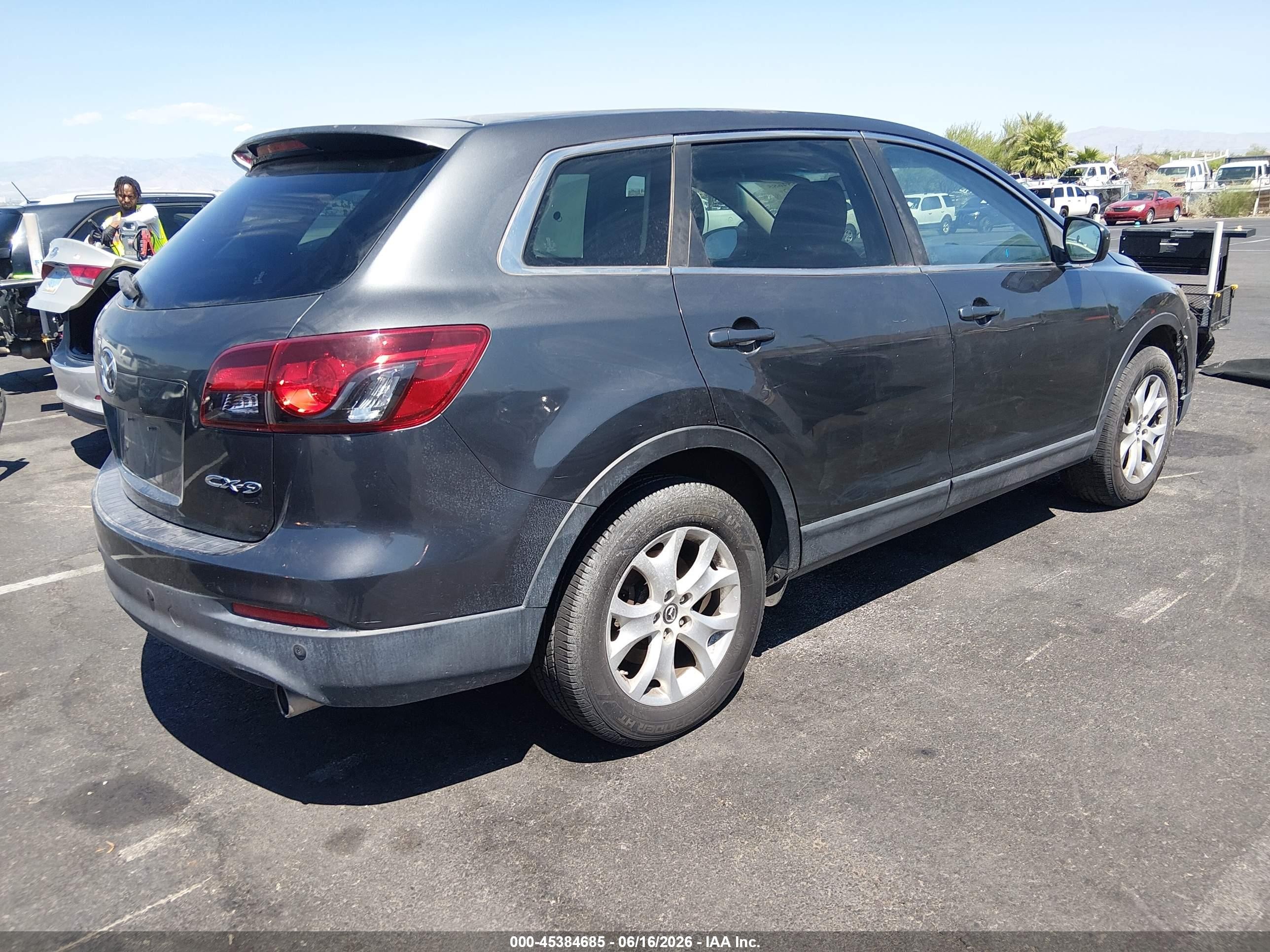 2015 Mazda Cx-9 Touring Серый vin: JM3TB2CV7F0460573