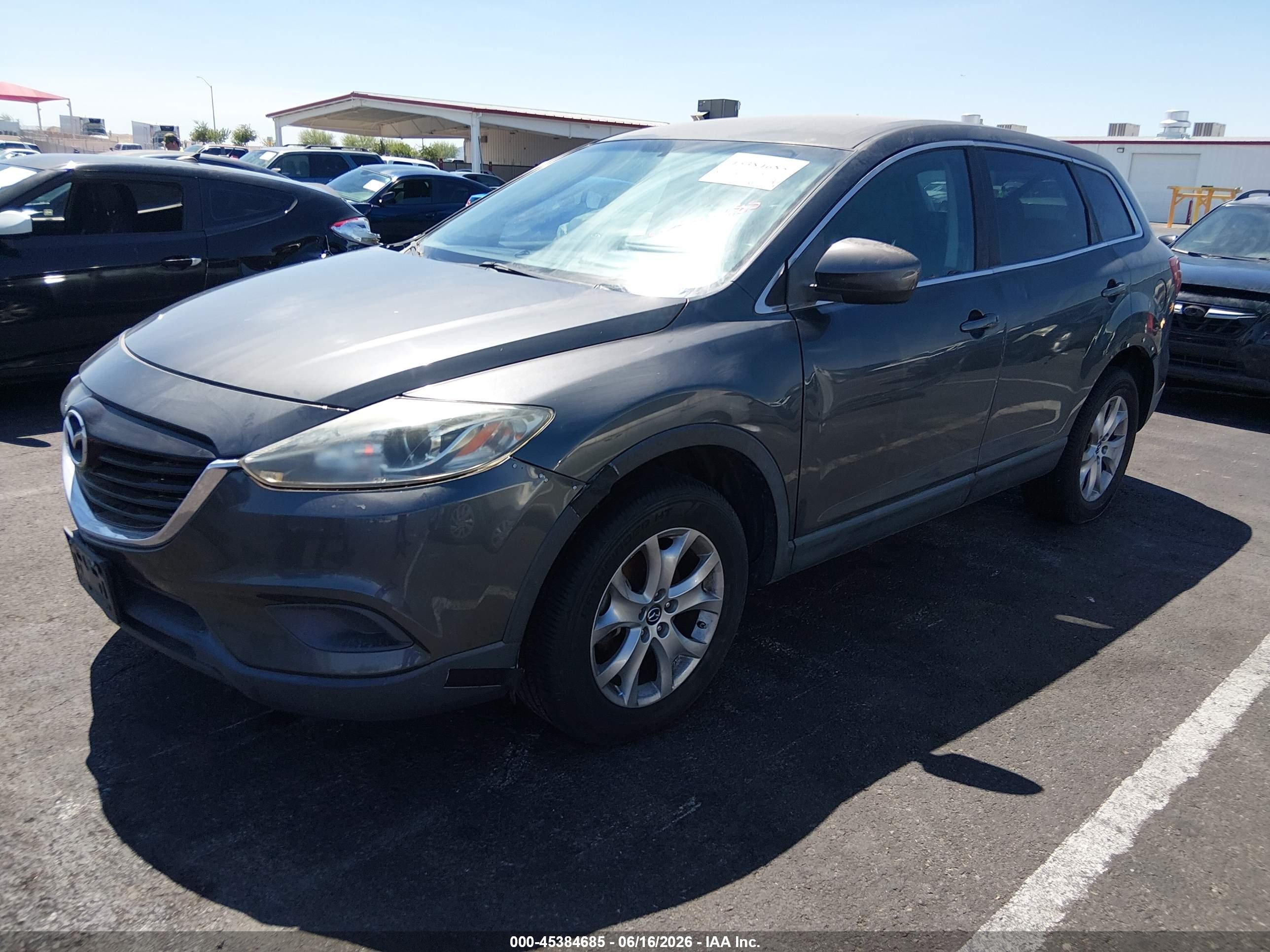 2015 Mazda Cx-9 Touring Серый vin: JM3TB2CV7F0460573