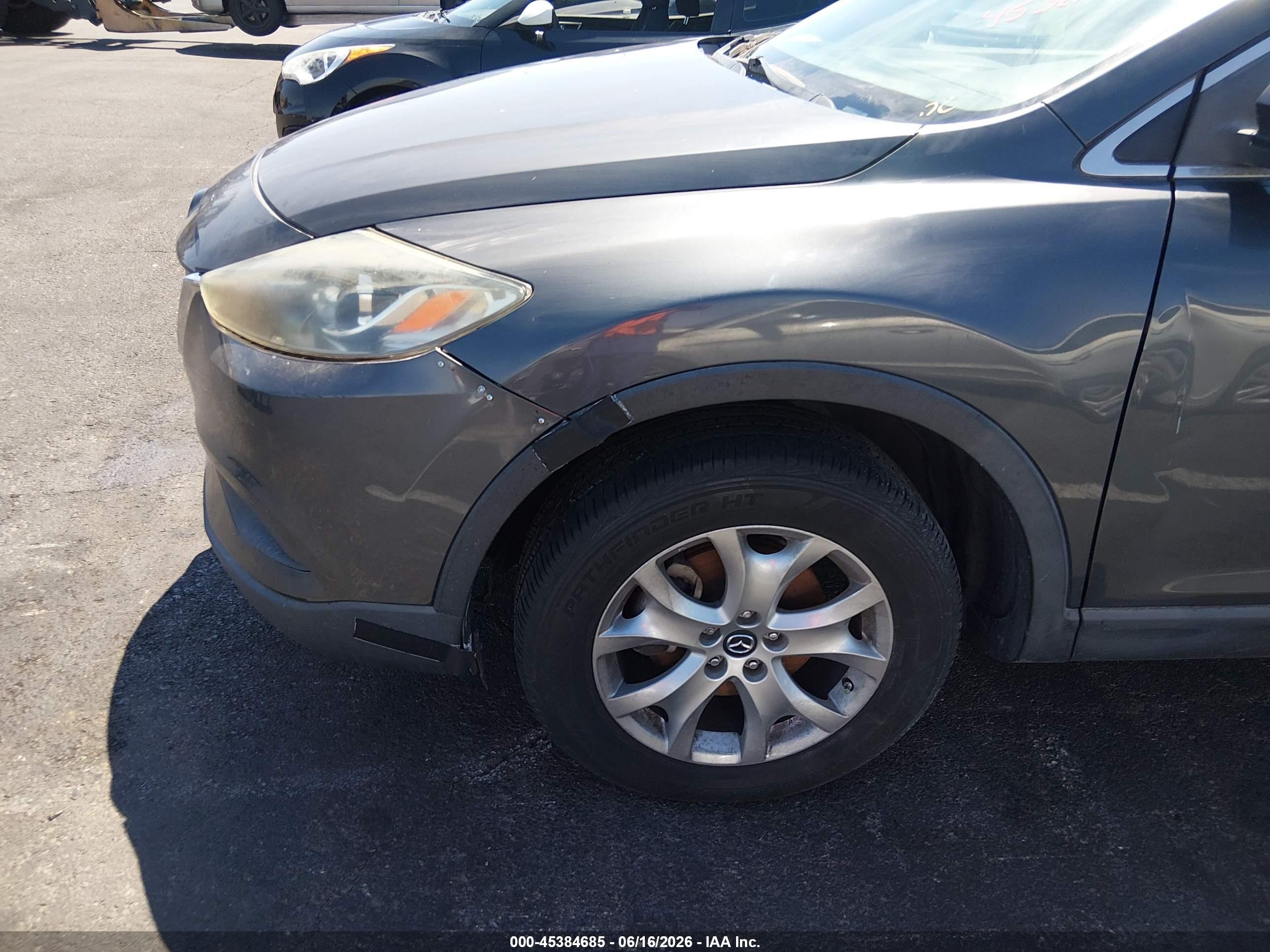 2015 Mazda Cx-9 Touring Серый vin: JM3TB2CV7F0460573
