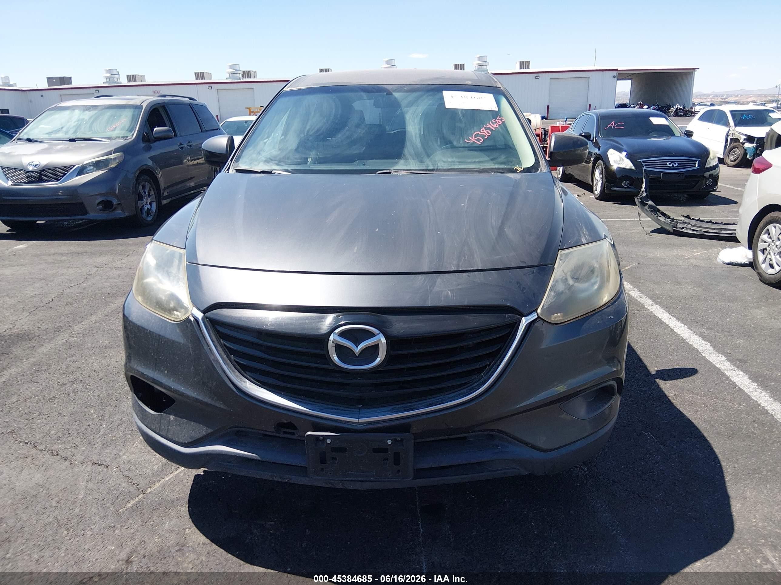 2015 Mazda Cx-9 Touring Серый vin: JM3TB2CV7F0460573