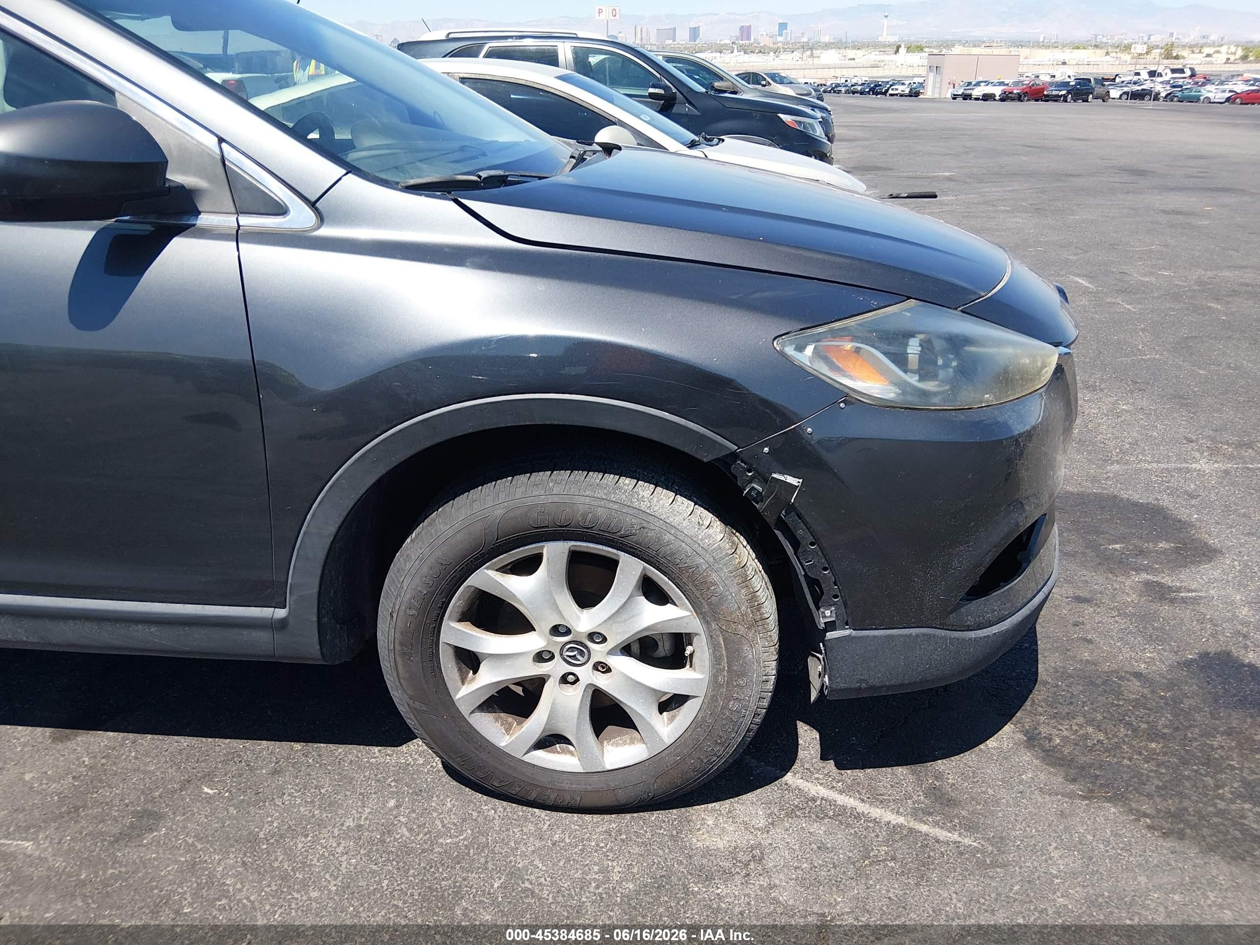 2015 Mazda Cx-9 Touring Серый vin: JM3TB2CV7F0460573