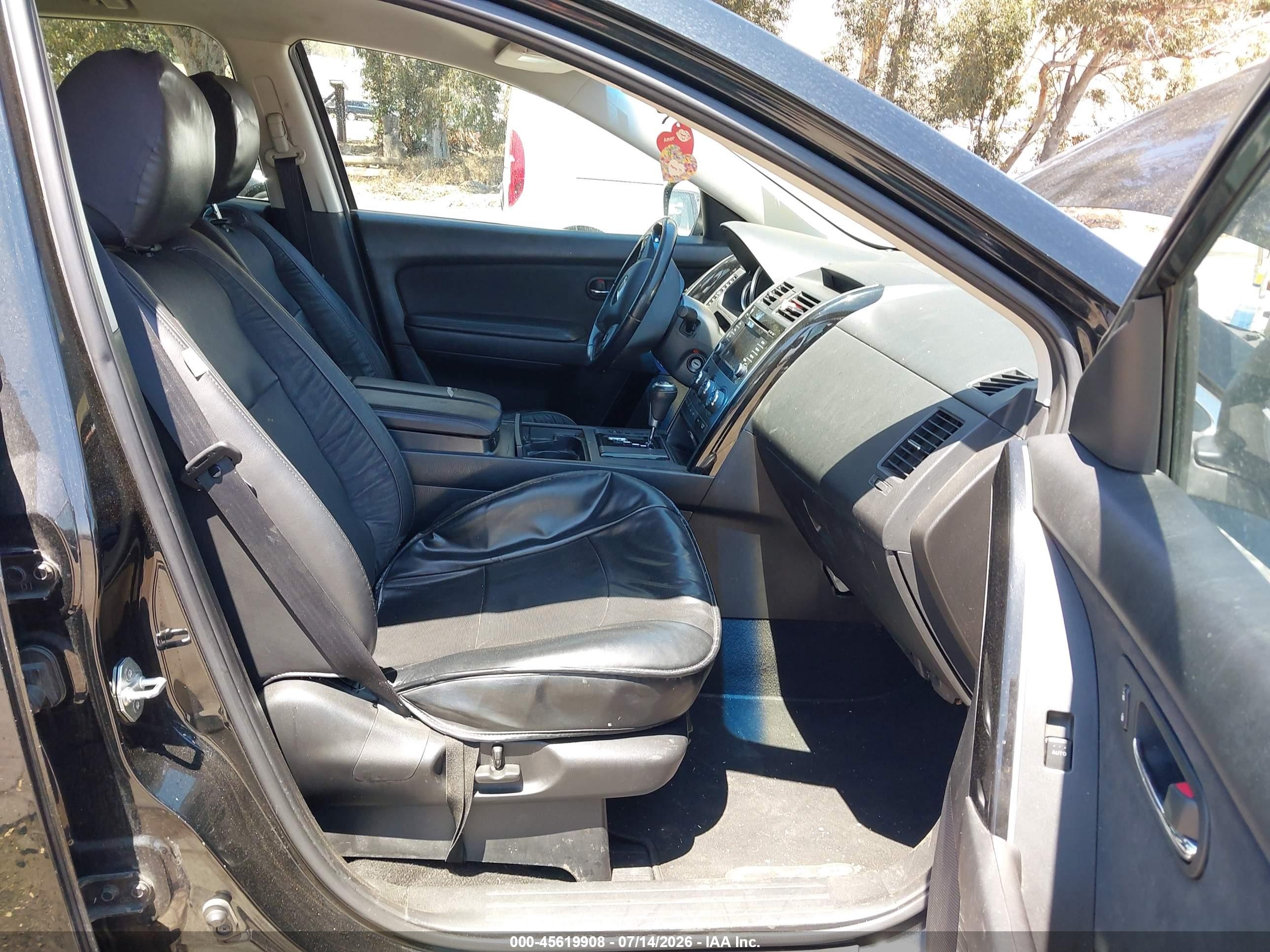 2014 Mazda Cx-9 Touring Black vin: JM3TB2CV9E0430893
