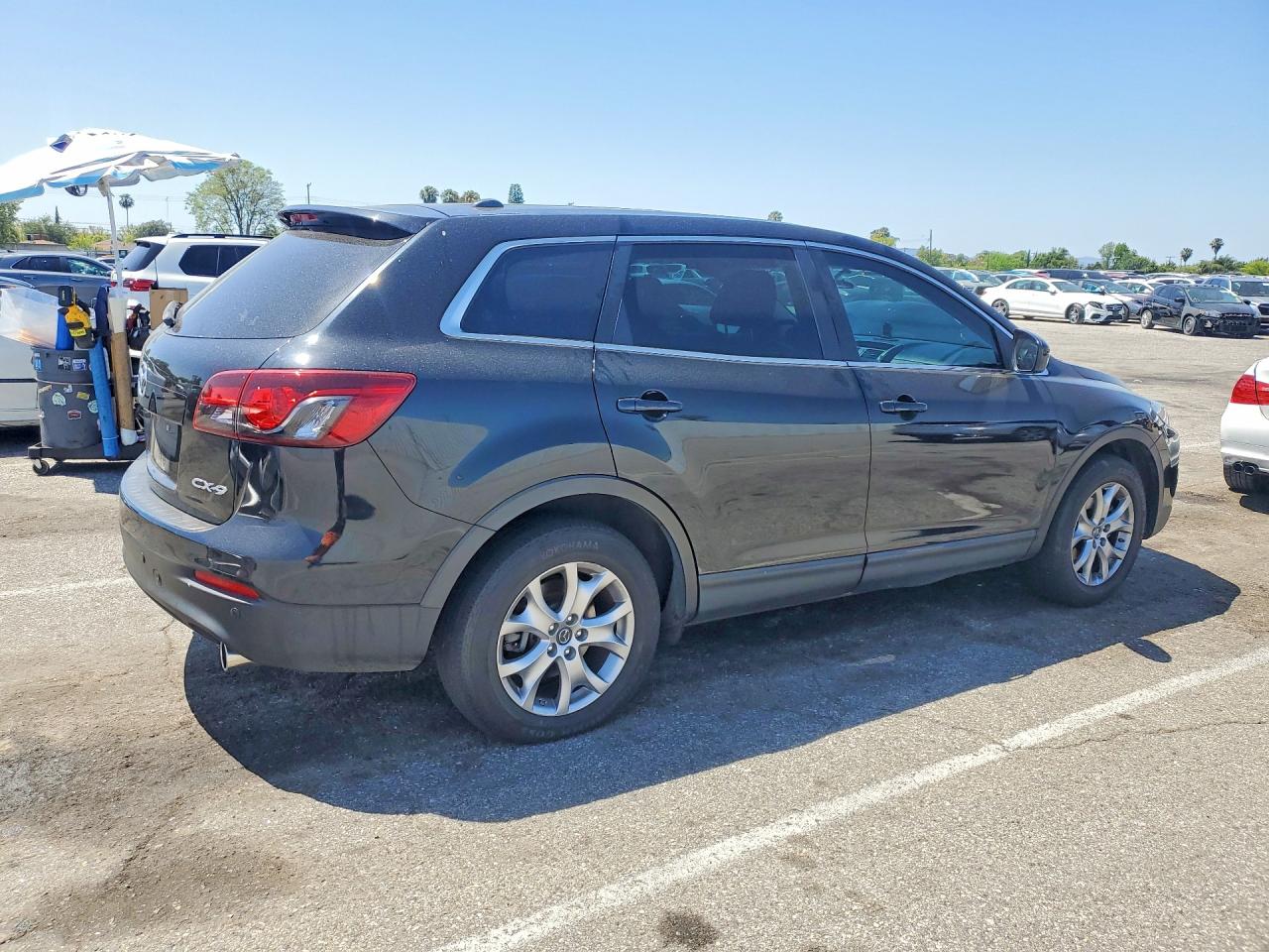 2014 Mazda Cx-9 Touring Black vin: JM3TB2CV9E0441649