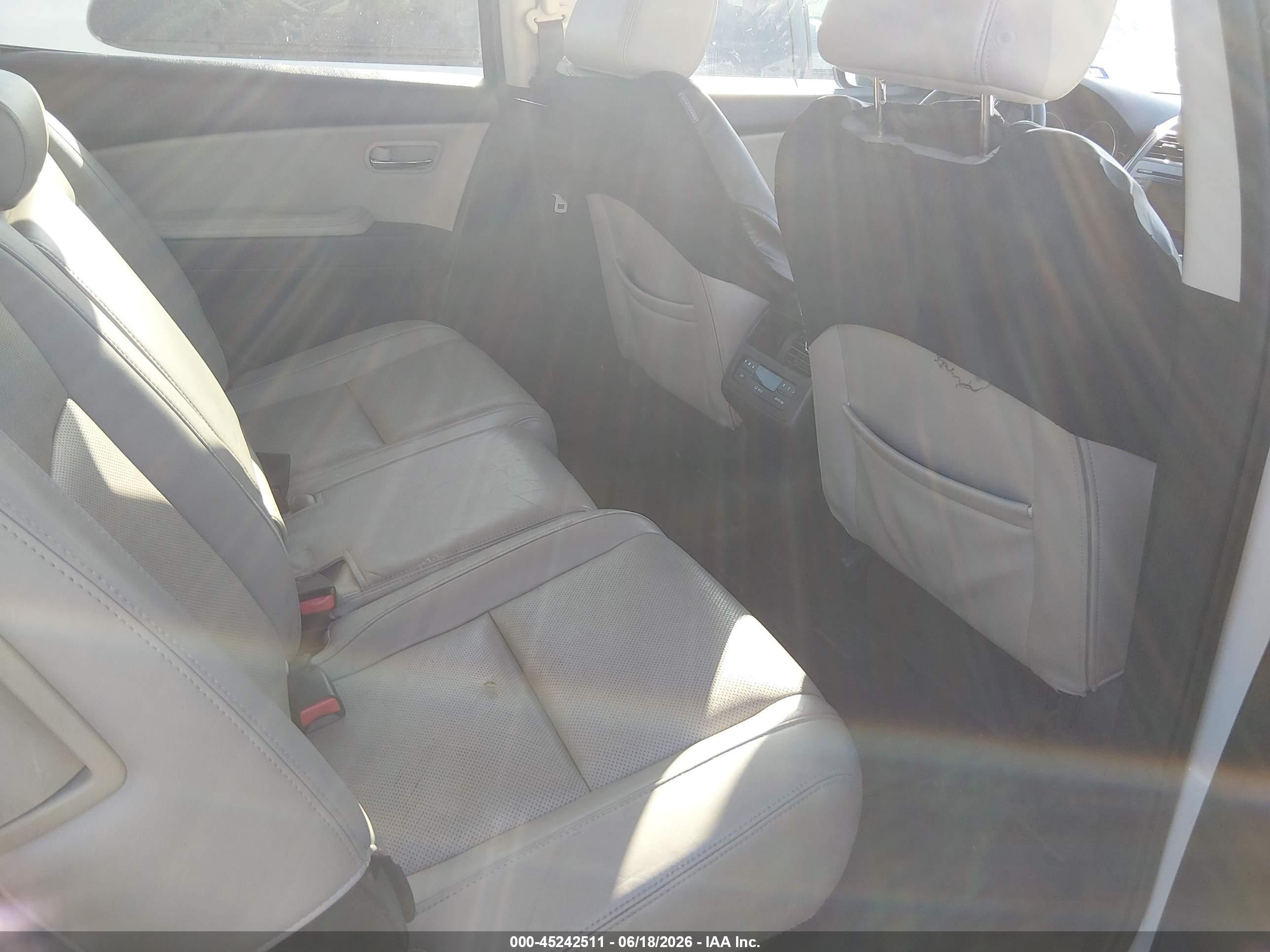 2013 Mazda Cx-9 Touring White vin: JM3TB2CVXD0410859