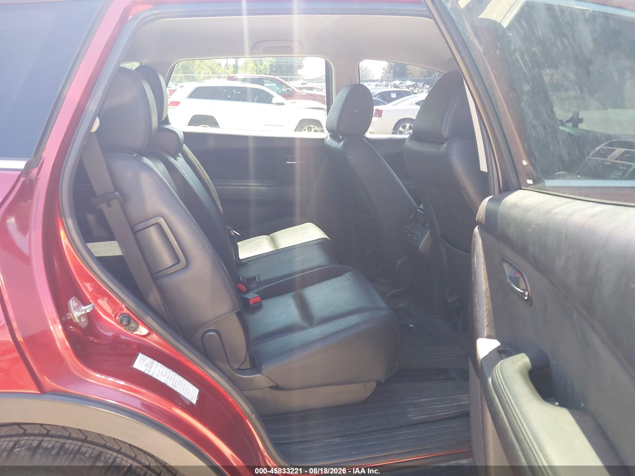 2015 Mazda Cx-9 Touring Красный vin: JM3TB2CVXF0460440