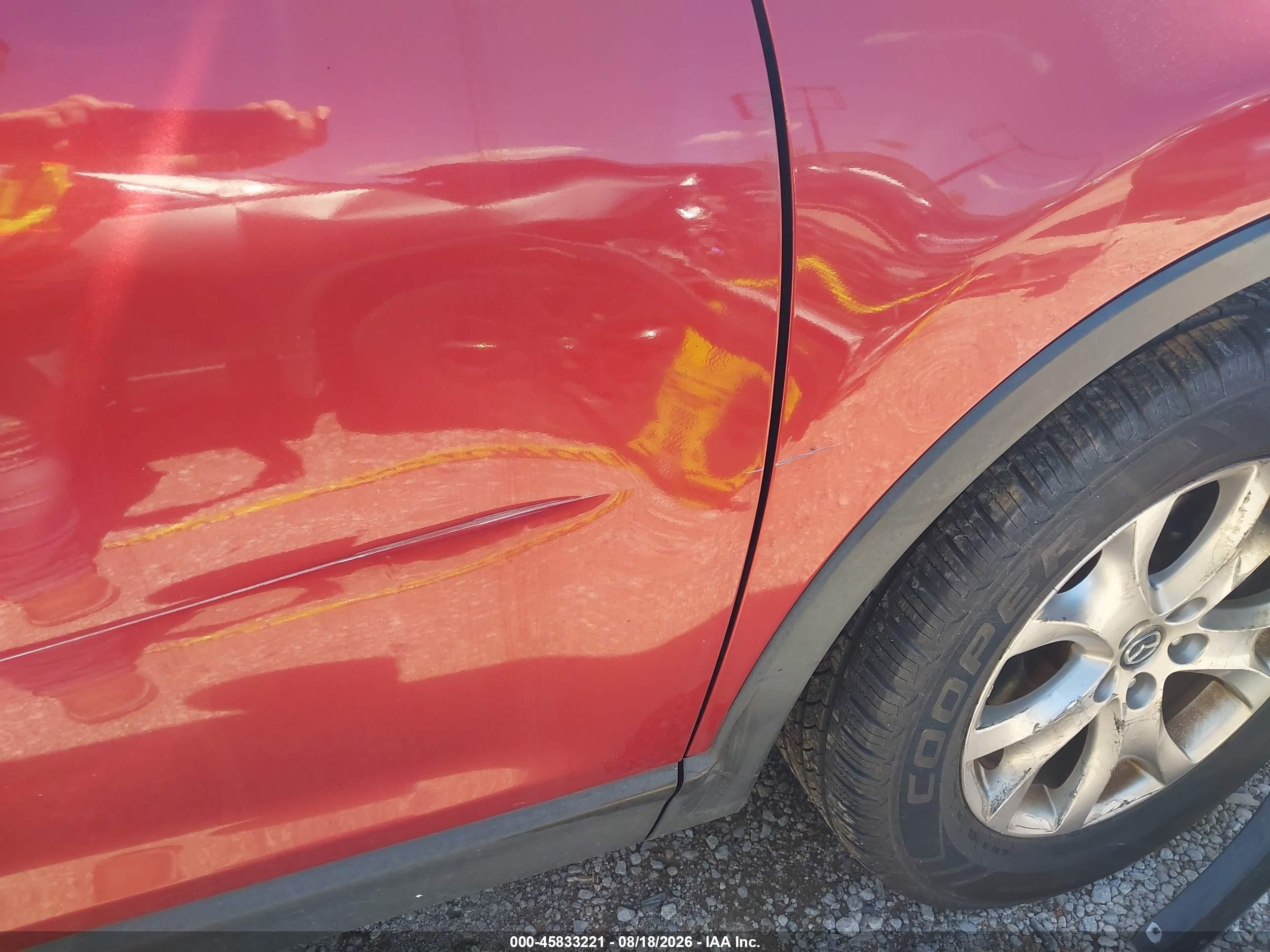 2015 Mazda Cx-9 Touring Красный vin: JM3TB2CVXF0460440