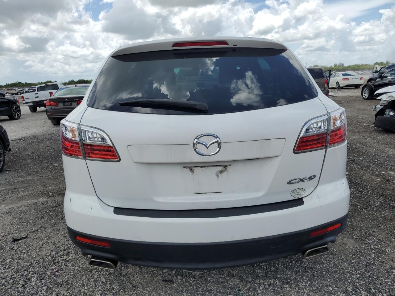 2012 Mazda Cx-9 White vin: JM3TB2DA0C0340136