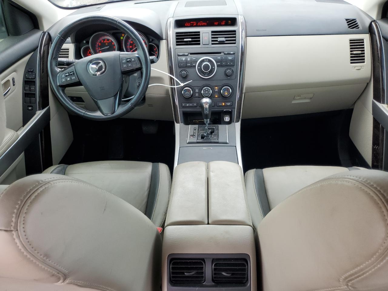 2012 Mazda Cx-9 White vin: JM3TB2DA0C0340136