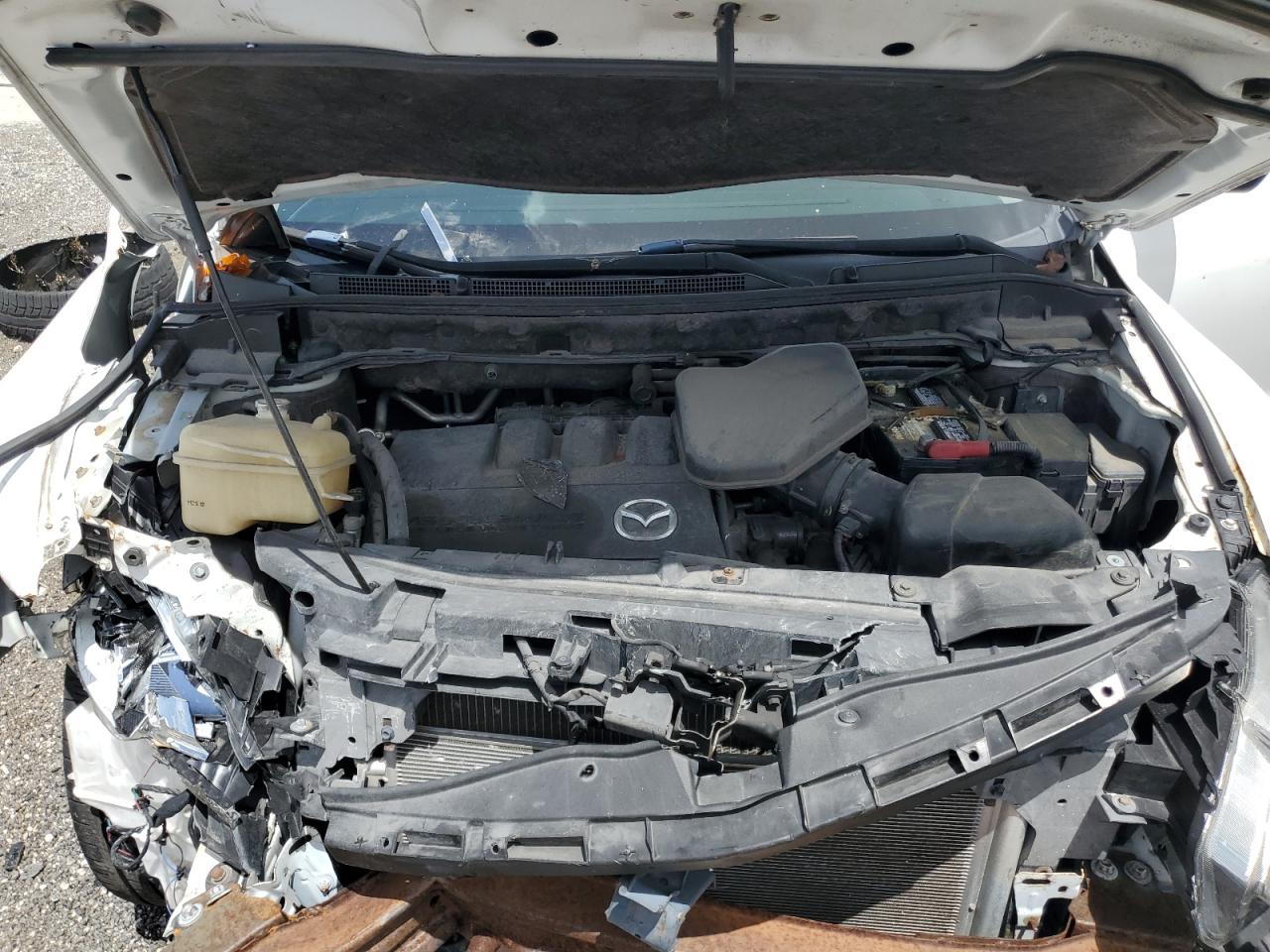 2012 Mazda Cx-9 White vin: JM3TB2DA0C0340136