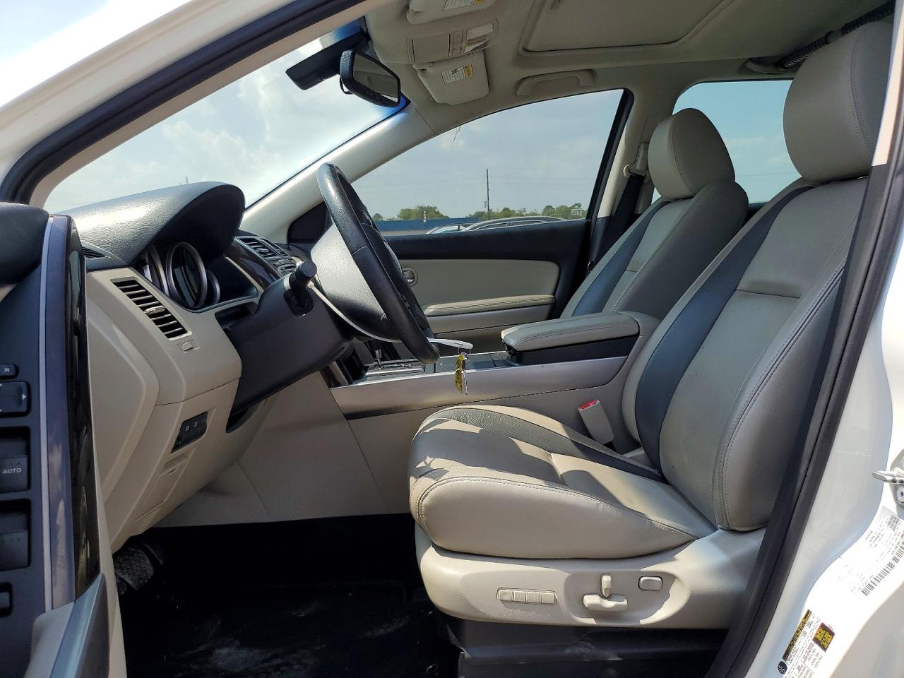 2012 Mazda Cx-9 White vin: JM3TB2DA0C0369071