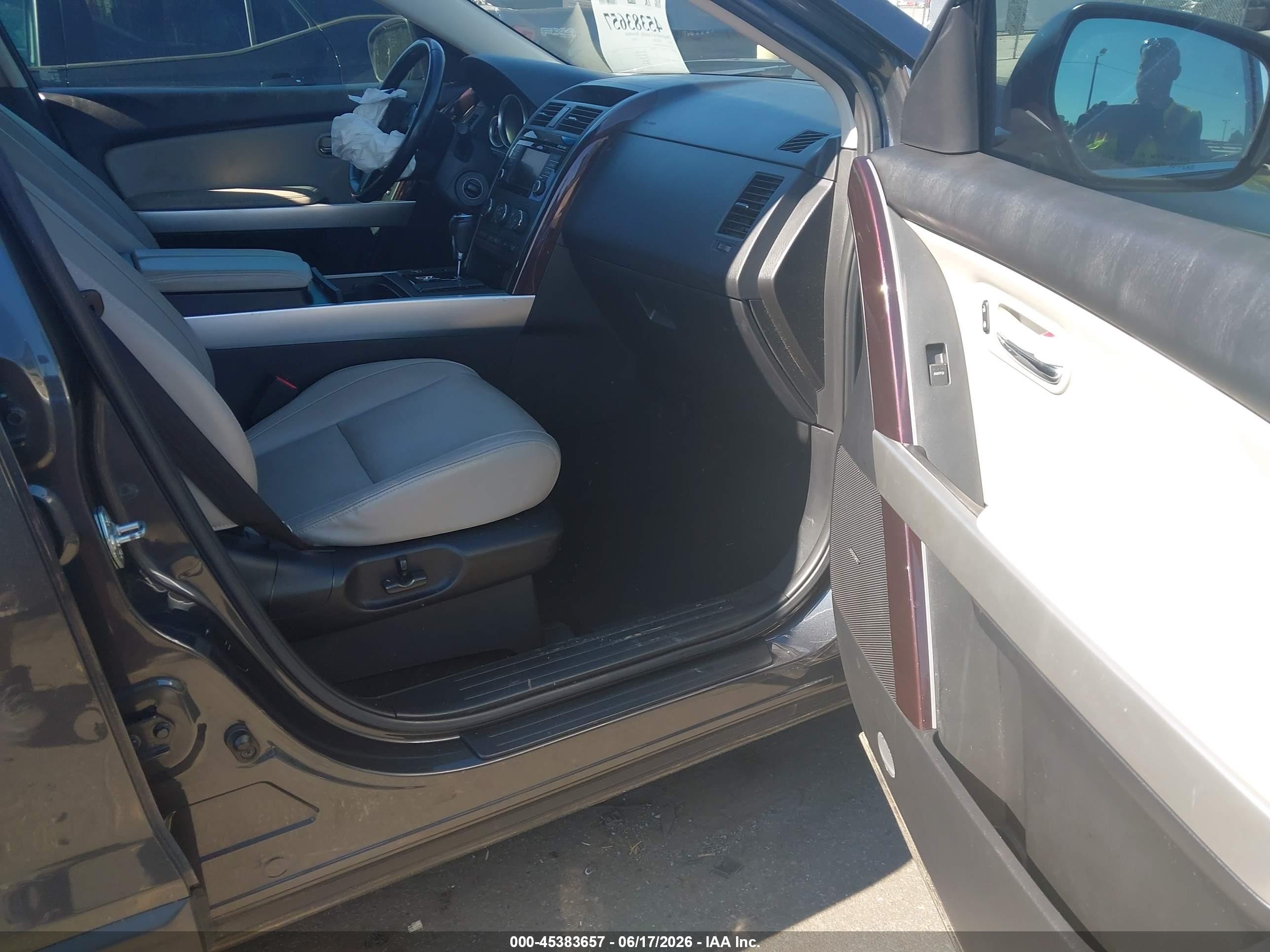2013 Mazda Cx-9 Grand Touring Gray vin: JM3TB2DA0D0424524