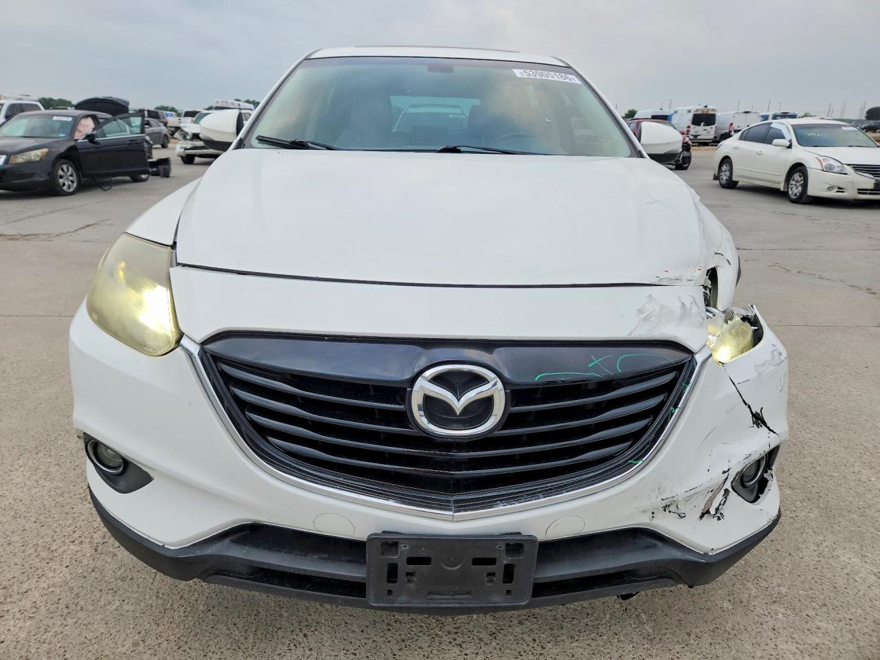 2013 Mazda Cx-9 Grand Touring White vin: JM3TB2DA1D0413452