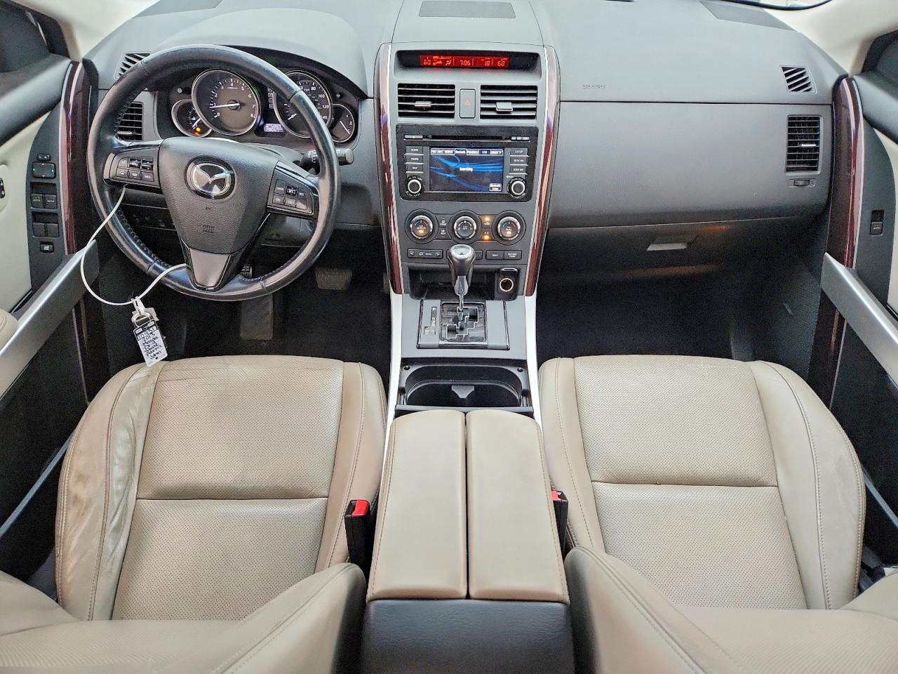 2013 Mazda Cx-9 Grand Touring White vin: JM3TB2DA1D0413452