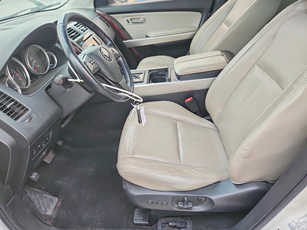 2013 Mazda Cx-9 Grand Touring White vin: JM3TB2DA1D0413452