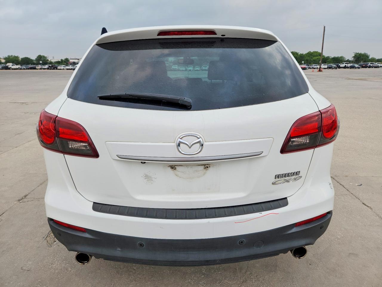 2013 Mazda Cx-9 Grand Touring White vin: JM3TB2DA1D0413452