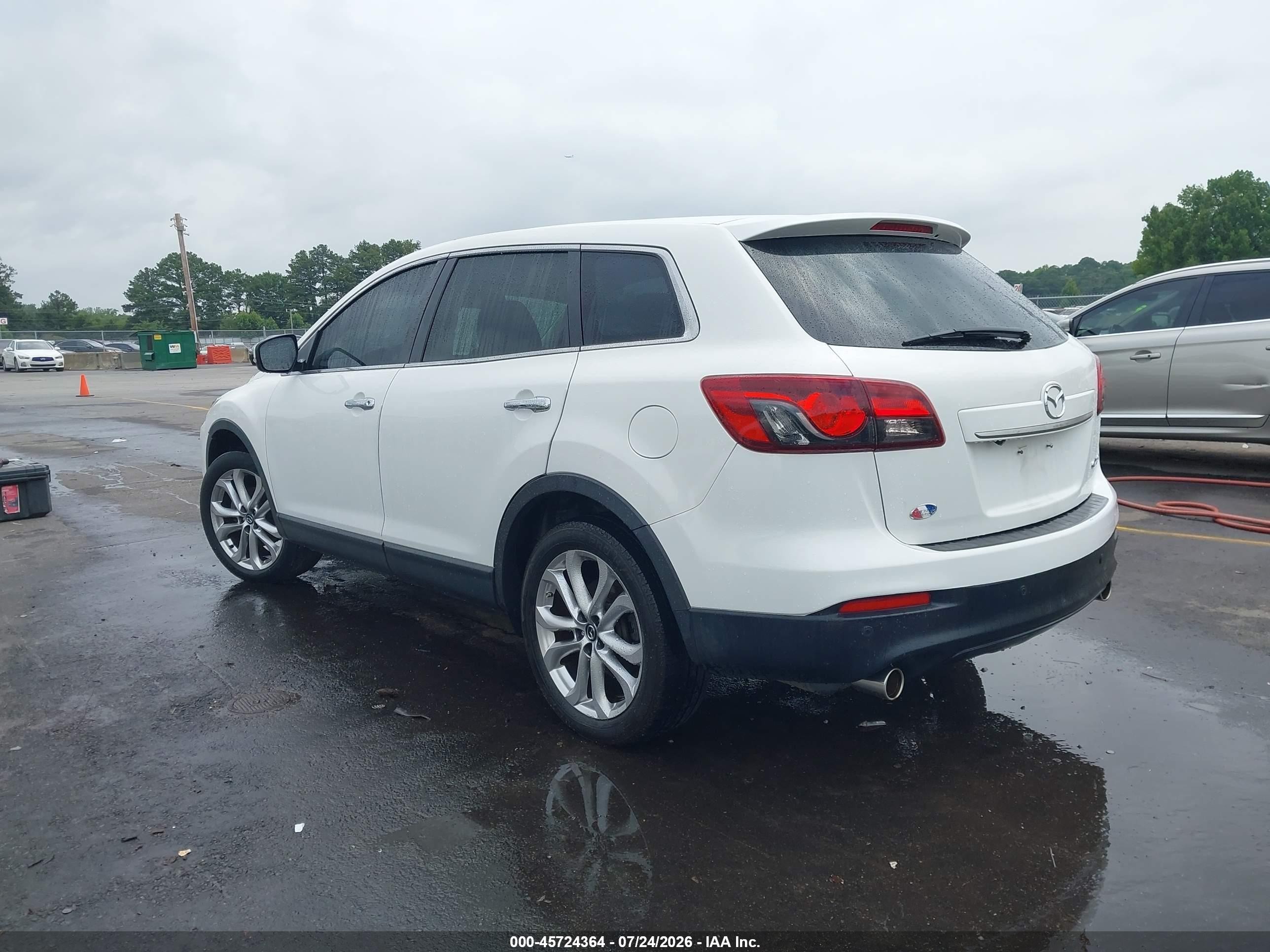 2013 Mazda Cx-9 Grand Touring White vin: JM3TB2DA1D0424080