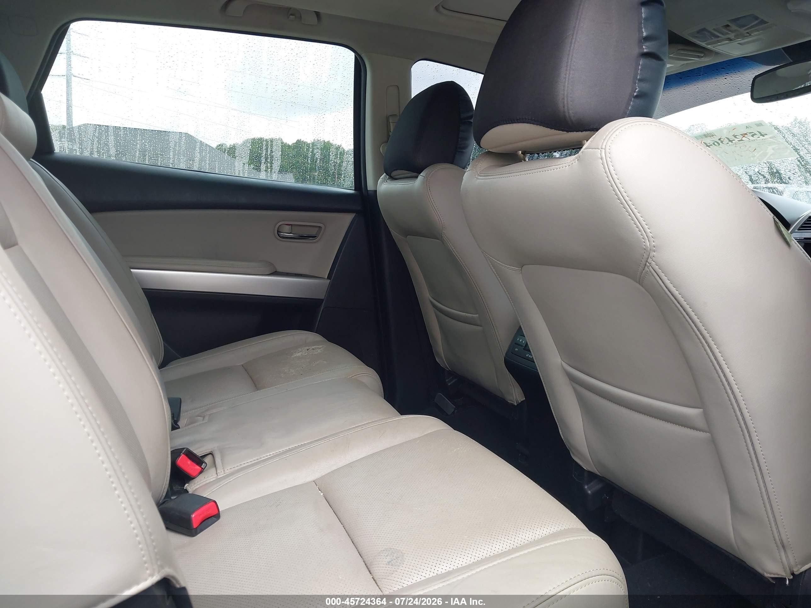 2013 Mazda Cx-9 Grand Touring White vin: JM3TB2DA1D0424080