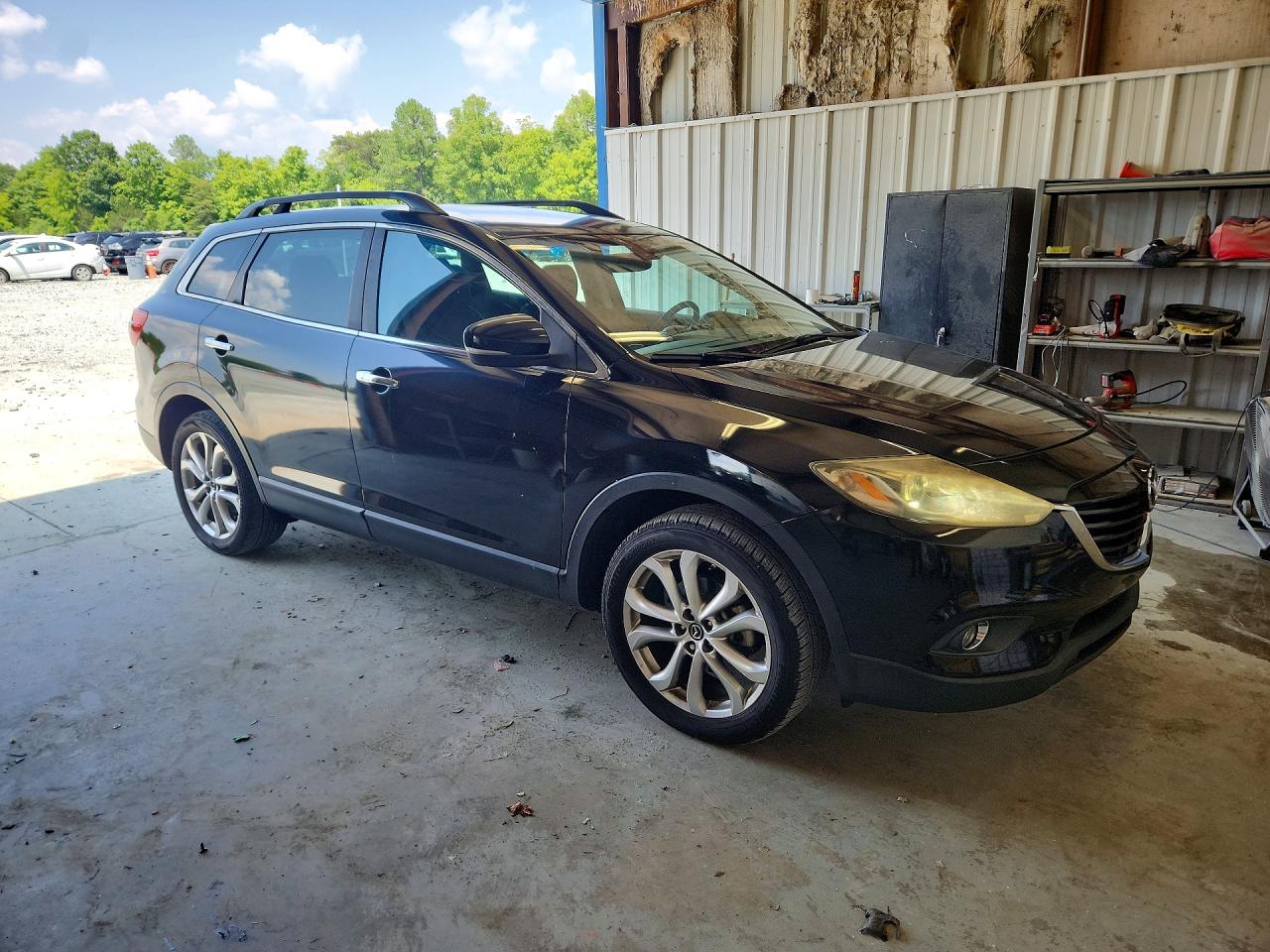 2013 Mazda Cx-9 Grand Touring Black vin: JM3TB2DA1D0424743