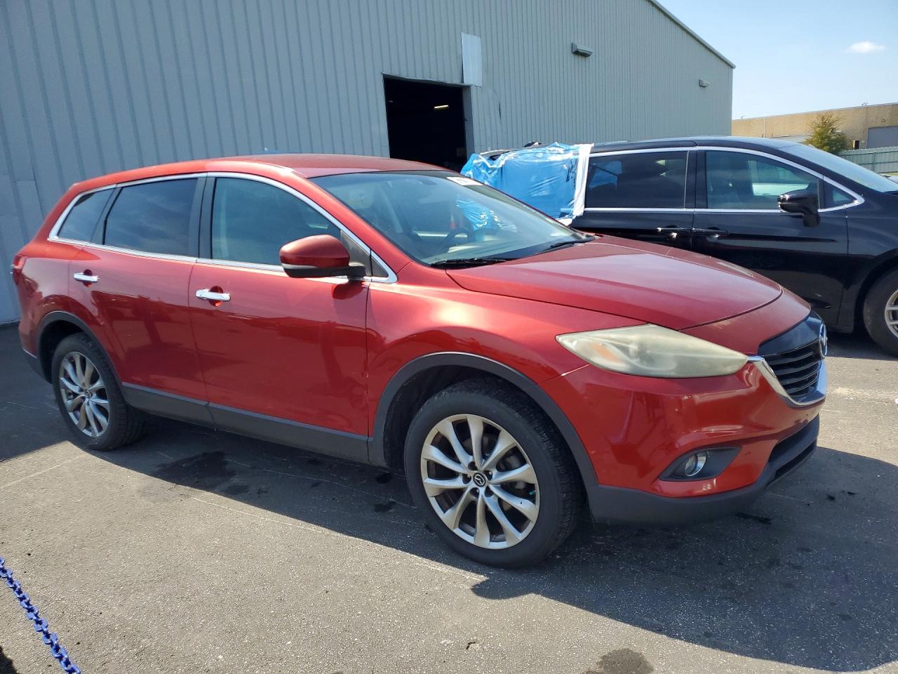 2014 Mazda Cx-9 Grand Touring Red vin: JM3TB2DA1E0430723
