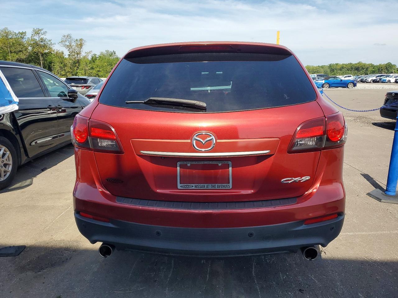 2014 Mazda Cx-9 Grand Touring Red vin: JM3TB2DA1E0430723