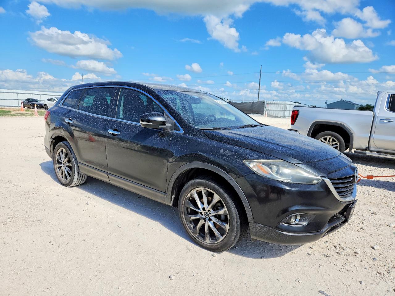 2014 Mazda Cx-9 Grand Touring Black vin: JM3TB2DA1E0446033