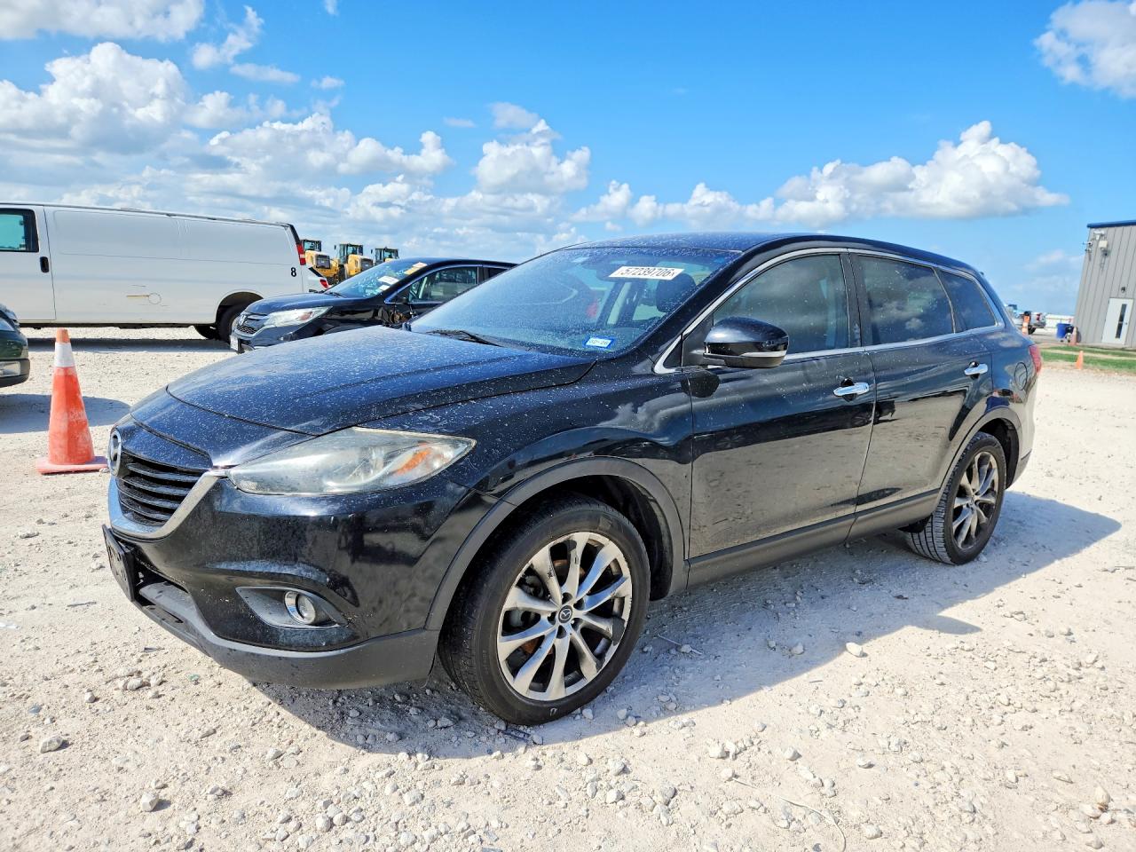 2014 Mazda Cx-9 Grand Touring Black vin: JM3TB2DA1E0446033