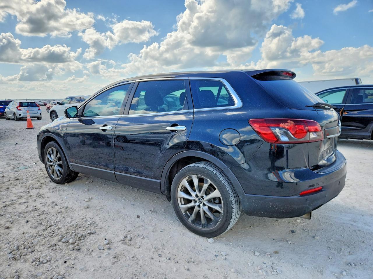 2014 Mazda Cx-9 Grand Touring Black vin: JM3TB2DA1E0446033