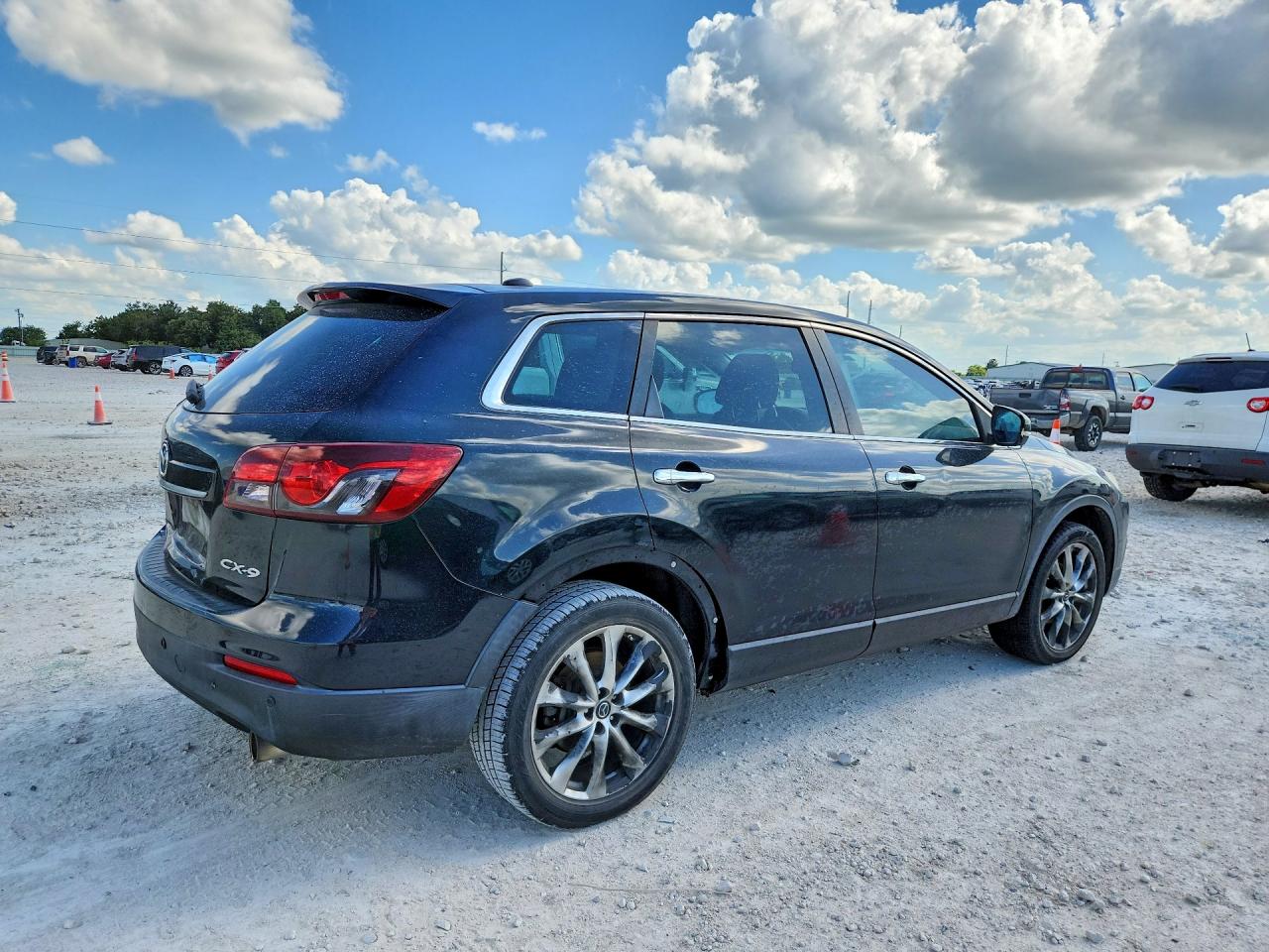 2014 Mazda Cx-9 Grand Touring Black vin: JM3TB2DA1E0446033