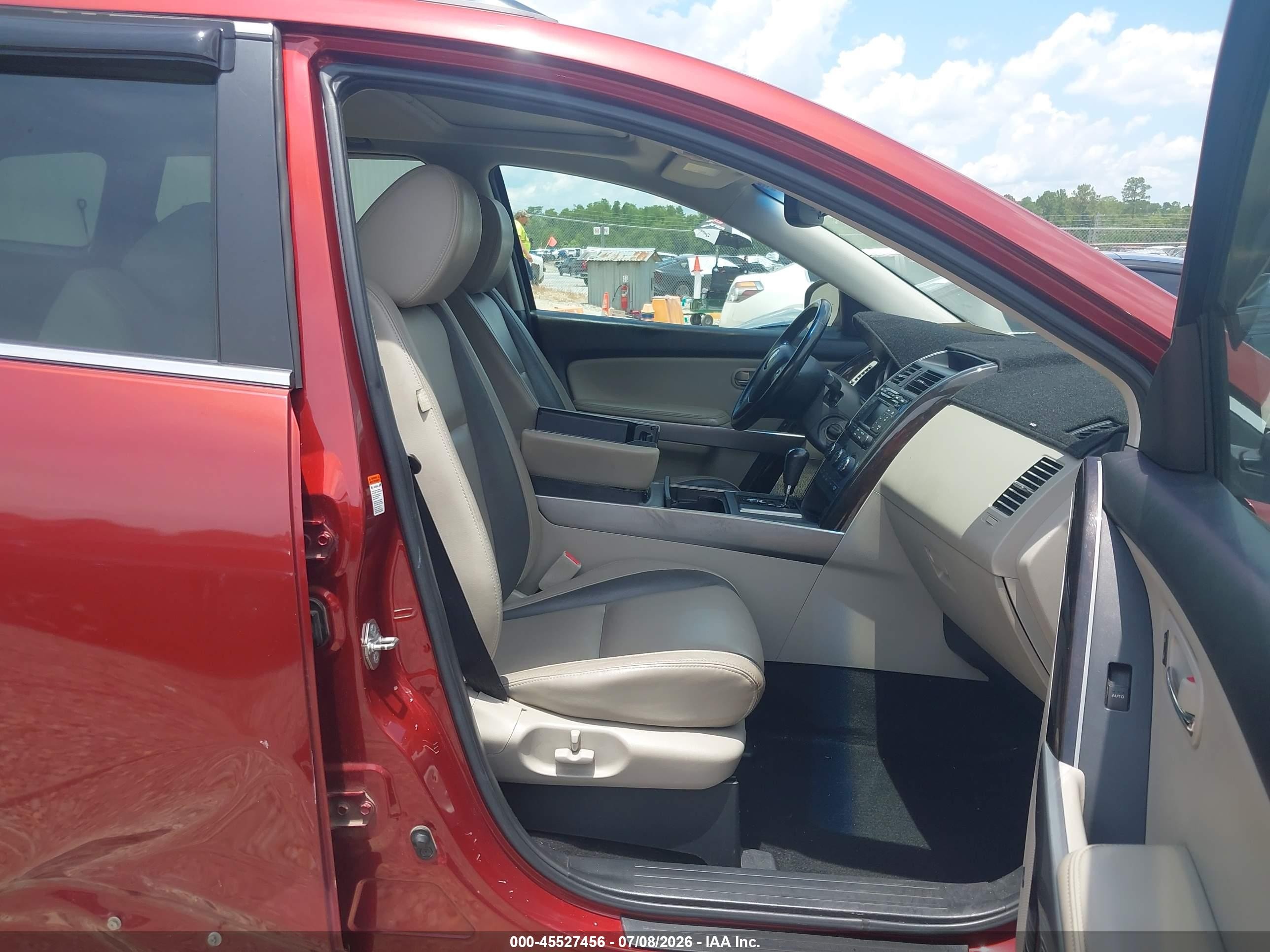 2011 Mazda Cx-9 Grand Touring Красный vin: JM3TB2DA2B0320419