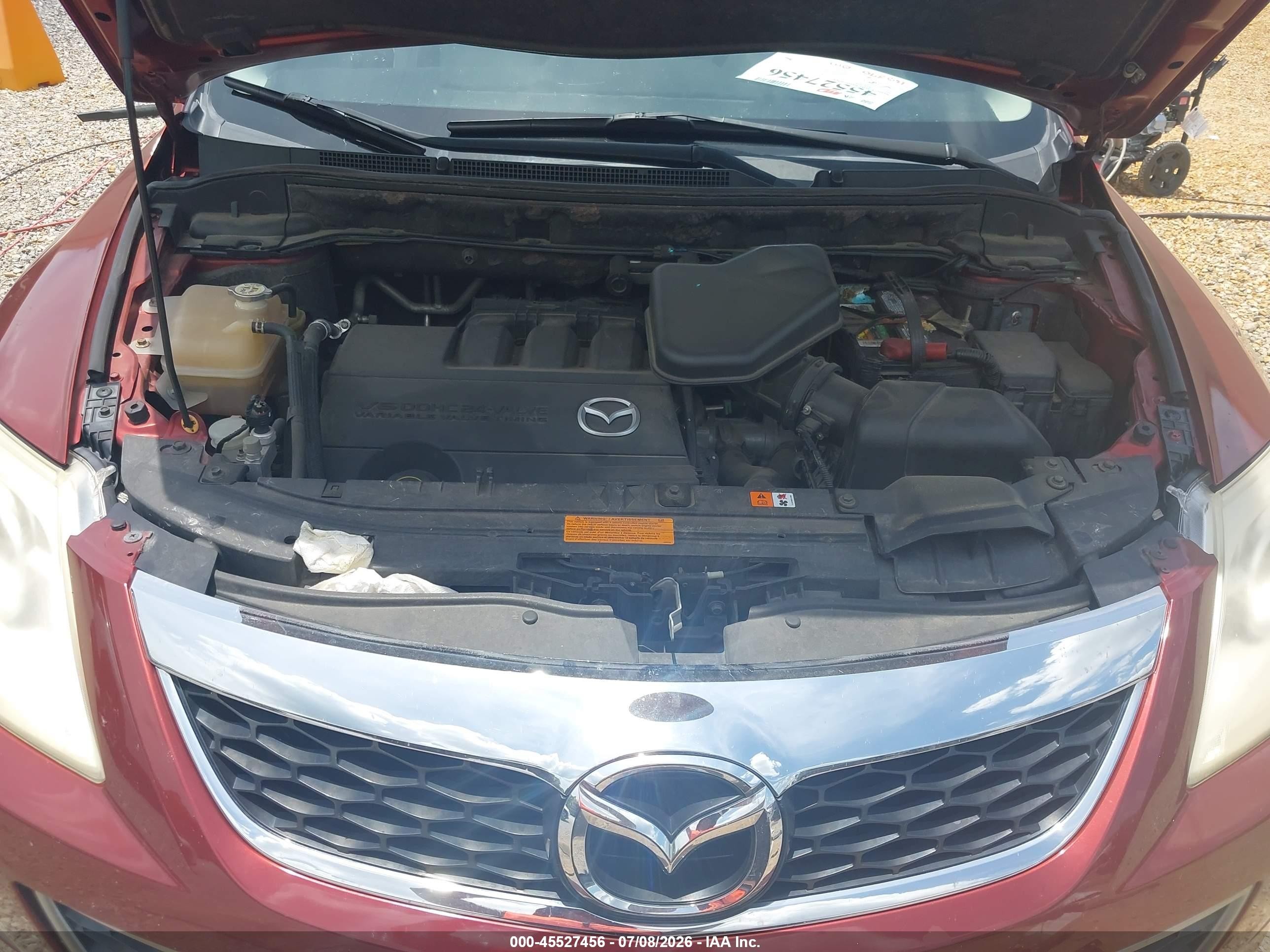 2011 Mazda Cx-9 Grand Touring Красный vin: JM3TB2DA2B0320419