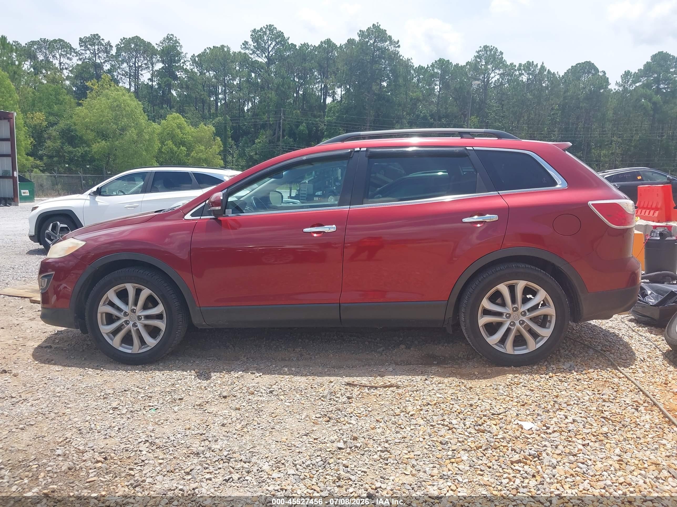 2011 Mazda Cx-9 Grand Touring Красный vin: JM3TB2DA2B0320419