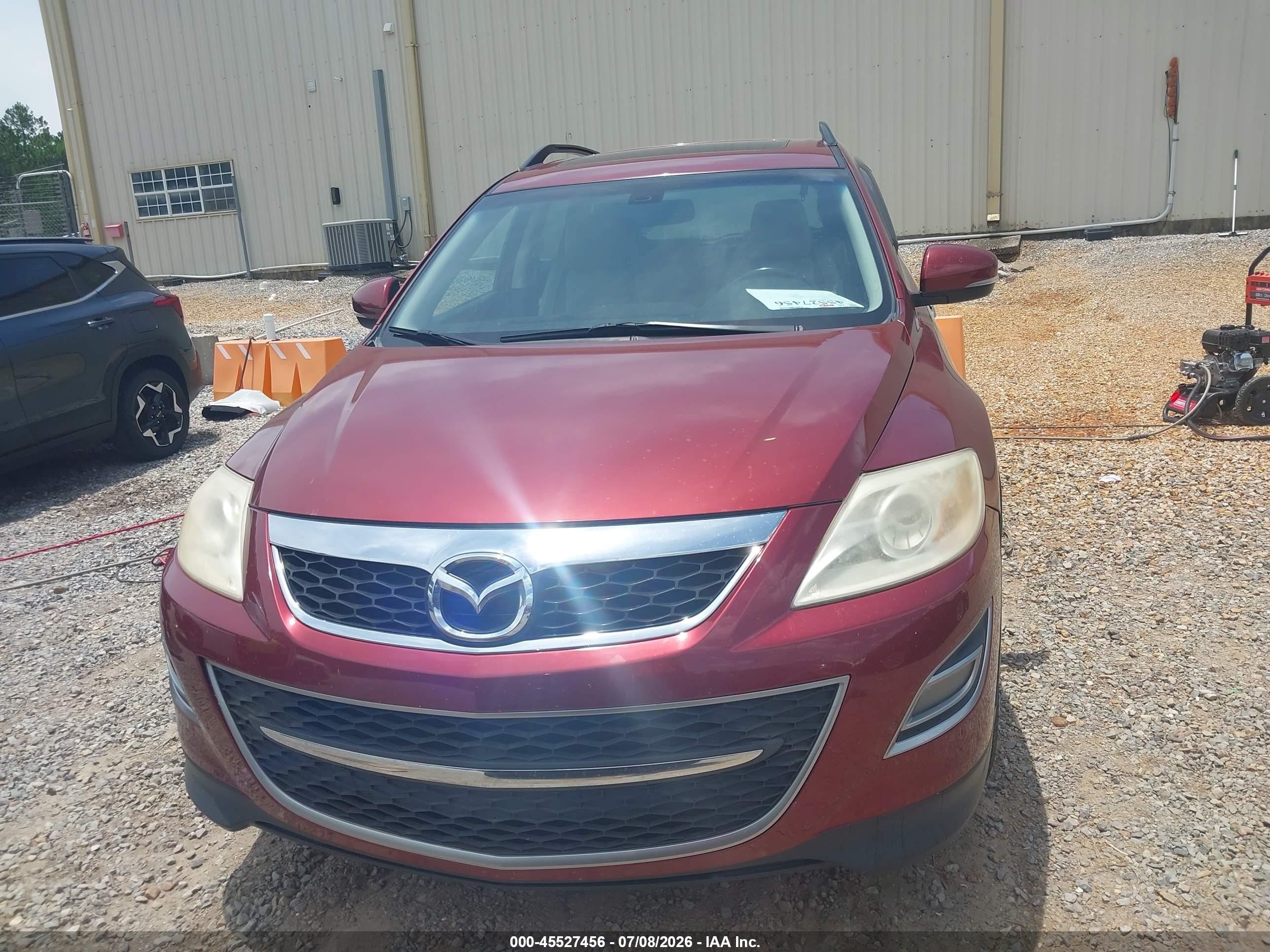 2011 Mazda Cx-9 Grand Touring Красный vin: JM3TB2DA2B0320419