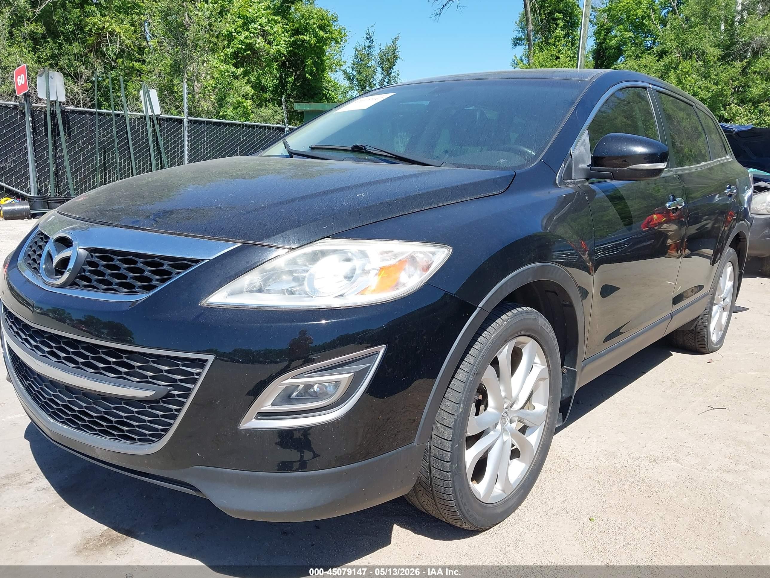 2011 Mazda Cx-9 Grand Touring Black vin: JM3TB2DA2B0323336