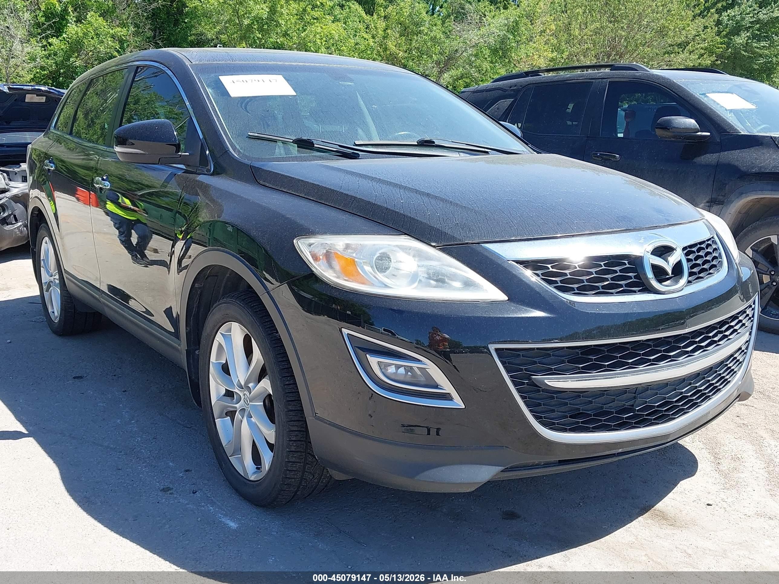 2011 Mazda Cx-9 Grand Touring Black vin: JM3TB2DA2B0323336