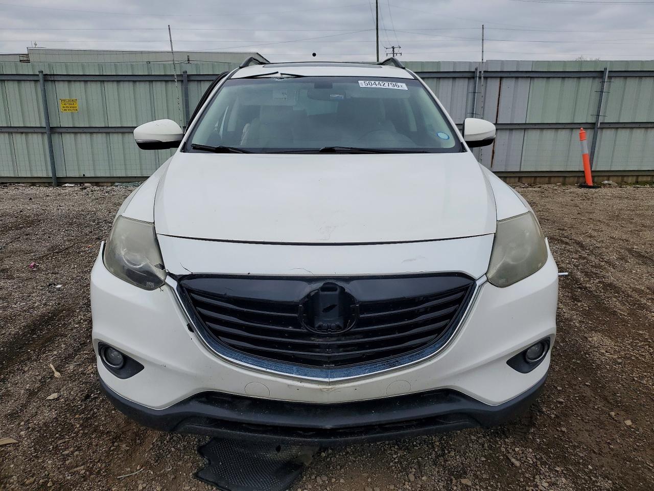 2015 Mazda Cx-9 Grand Touring White vin: JM3TB2DA2F0449430